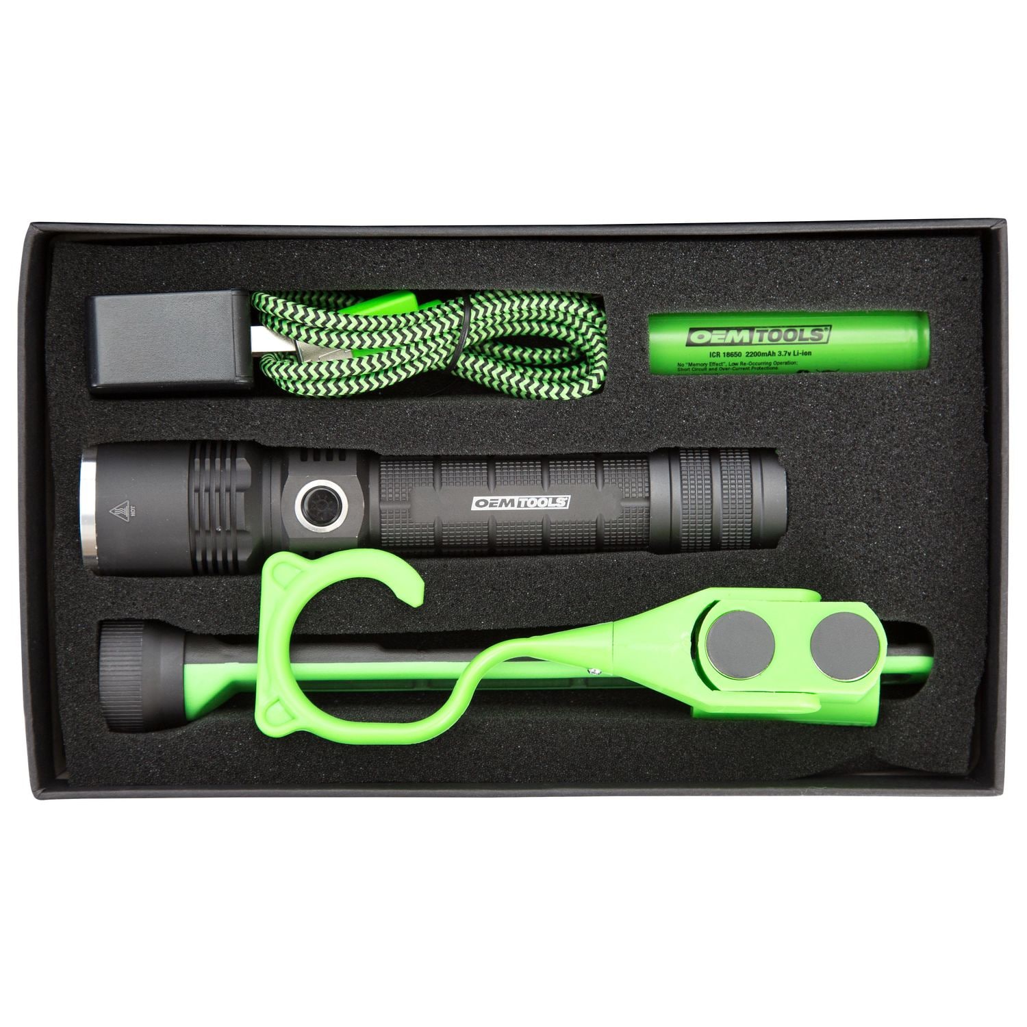 OEMTOOLS Professional Dual Function Rechargeable Flashlight | AutoZone