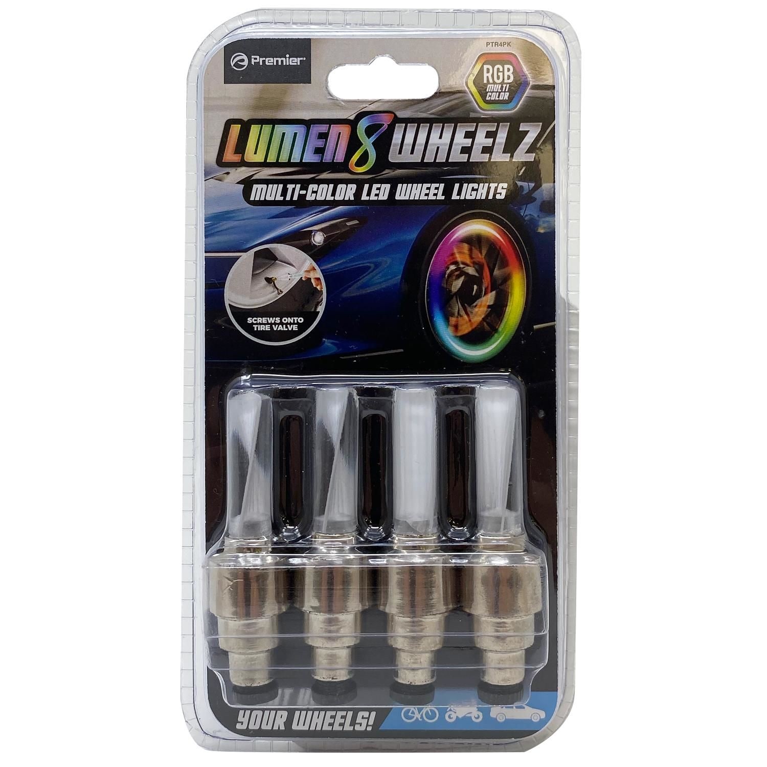 Premier Multi Color LED Tire Light 4 Piece