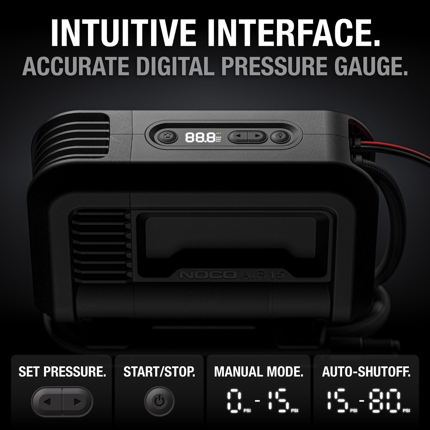 NOCO UltraFast 12V Portable Tire Inflator AIR15 | AutoZone
