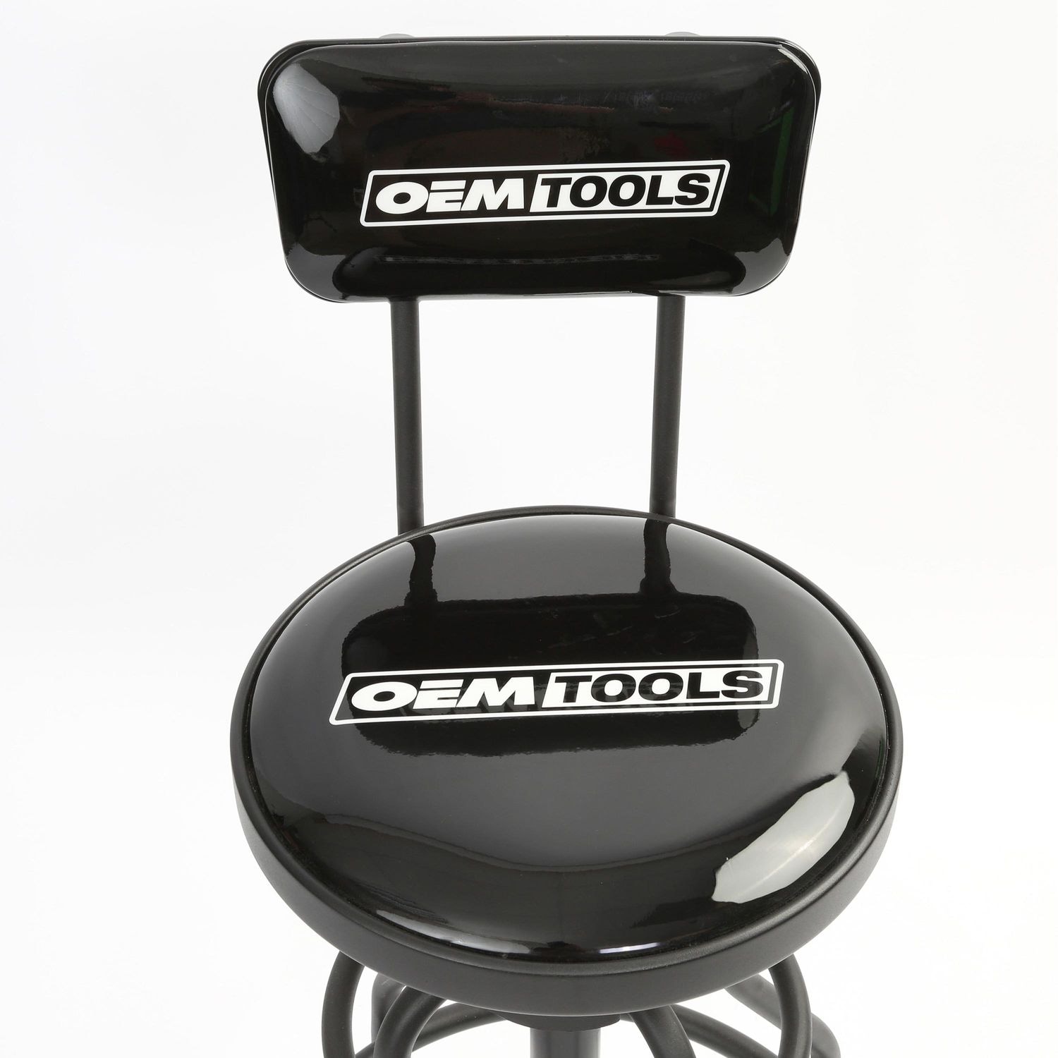 OEMTOOLS 28in To 32 1/2in Adjustable Hydraulic Stool 2 Piece