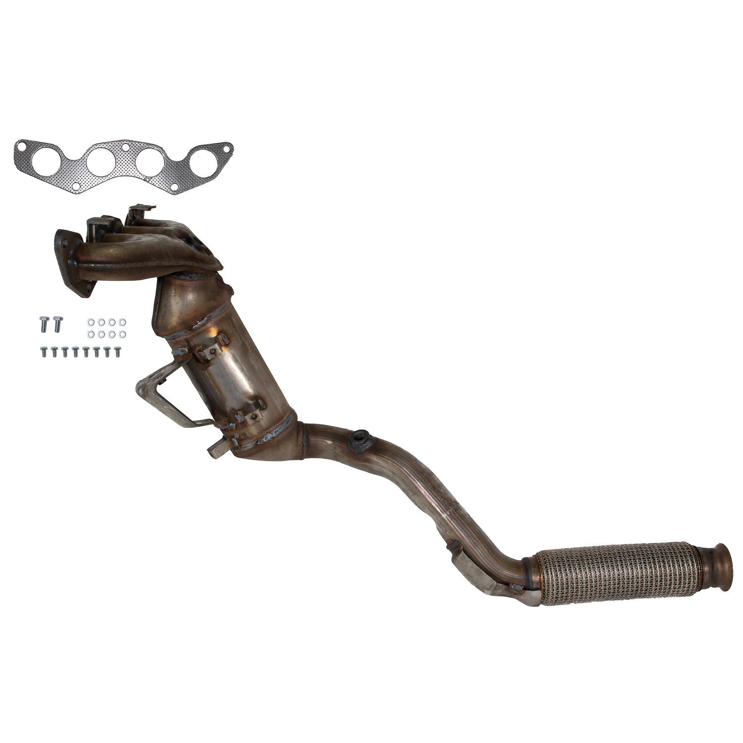 AP Exhaust Catalytic Converter with Integrated Exhaust Manifold