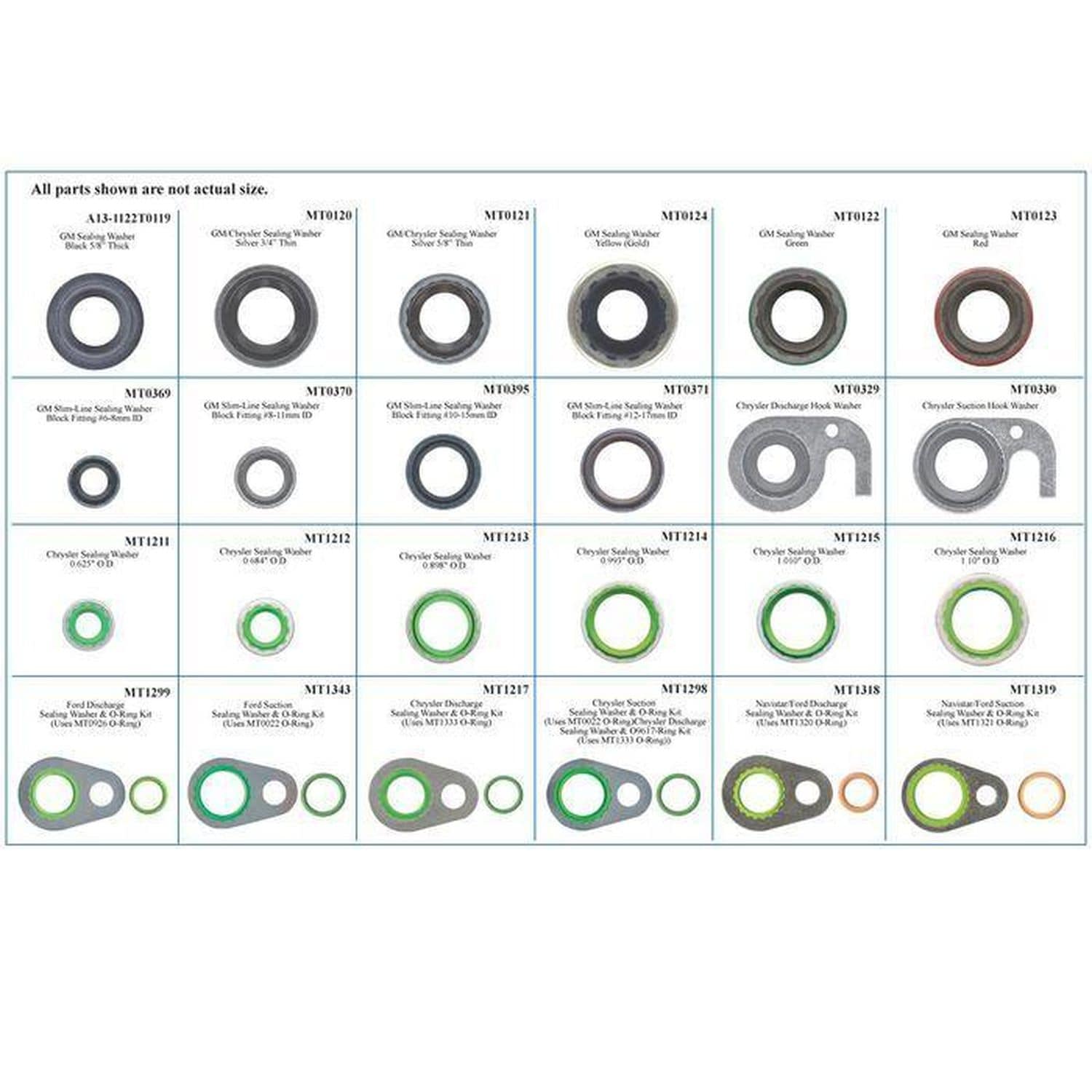 Santech A/C System Seal Kit MT9617 for GMC P4500