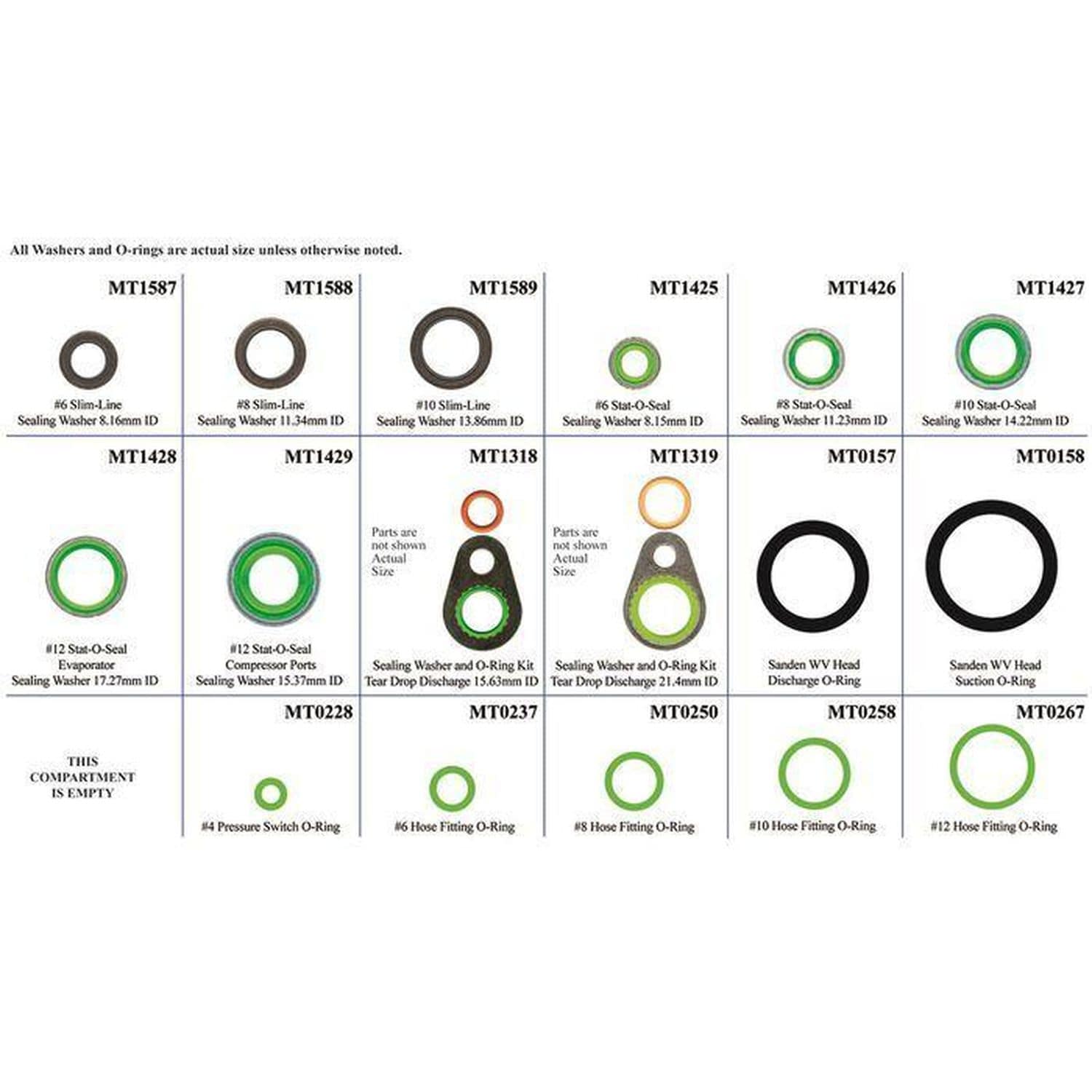 Santech A/C Replacement Kit MT9631 for Chevrolet Impala