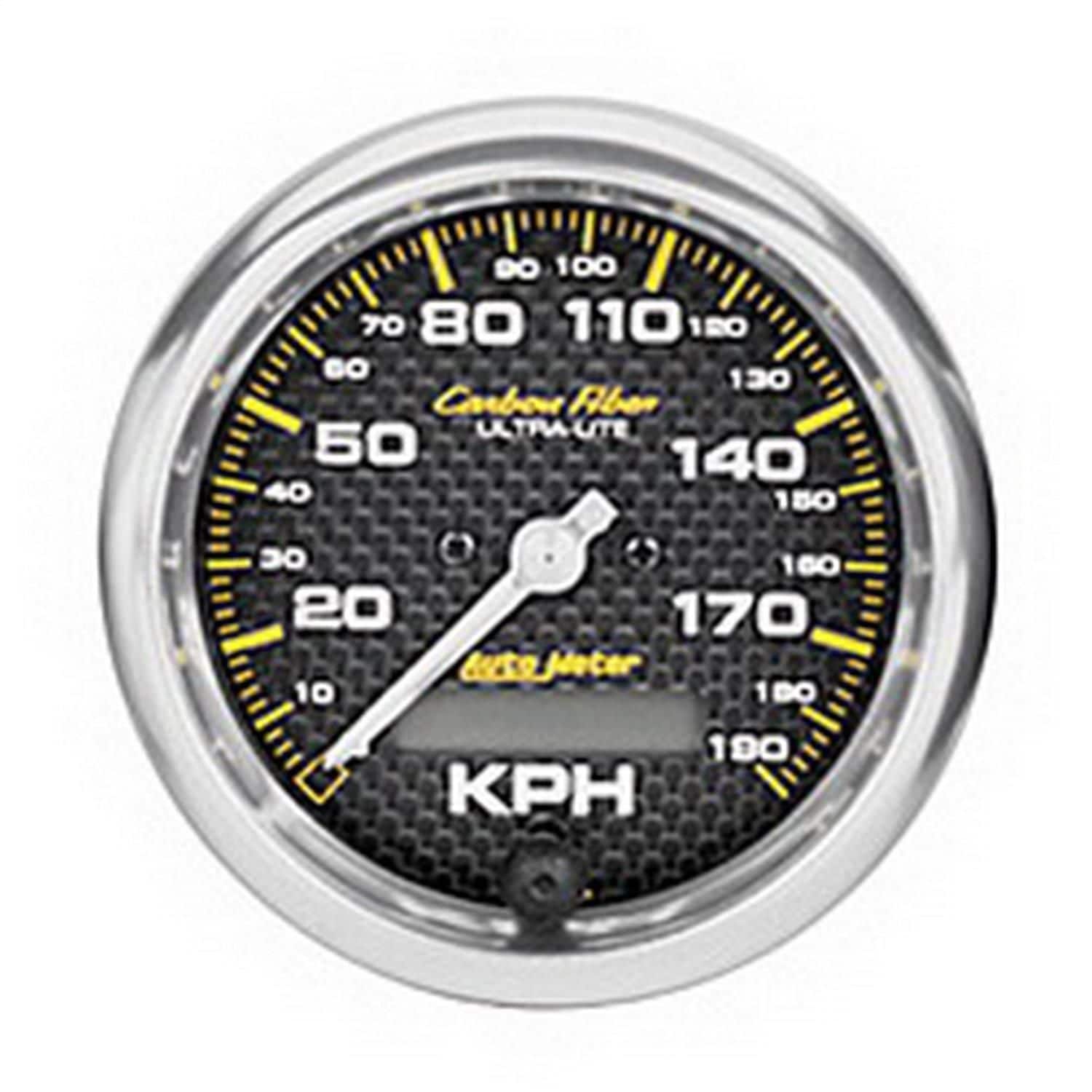 AutoMeter Carbon Fiber Speedometer Gauge - AutoZone