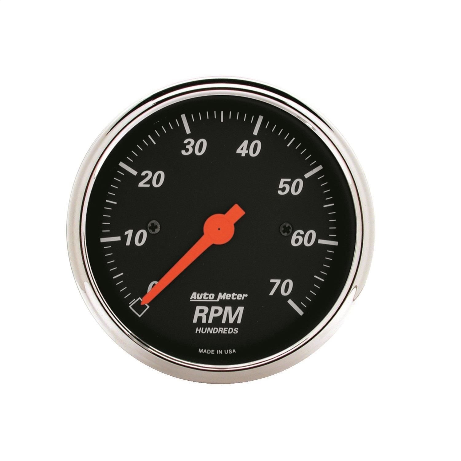 めひこ AutoMeter Designer Black Tachometer Gauge 1478 | AutoZone