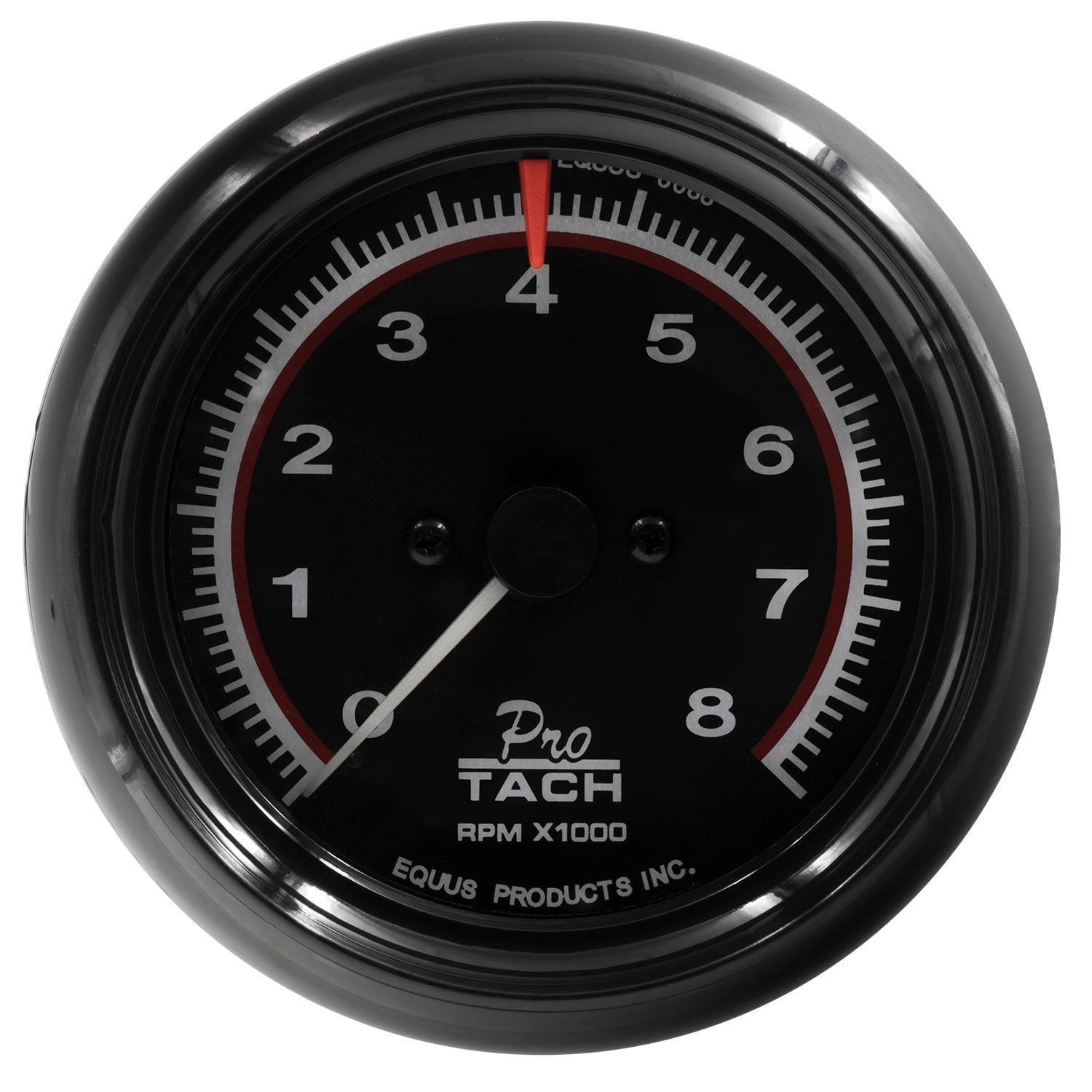 Equus Black 3 3/8in Tachometer Gauge | AutoZone