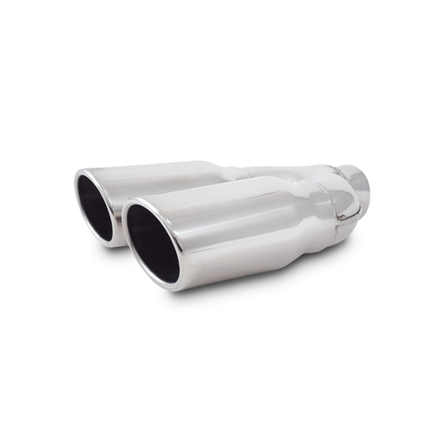 Stainless Steel Exhaust Tip Angle Cut - 2.25 Inlet - 3 Outlet -12 Long