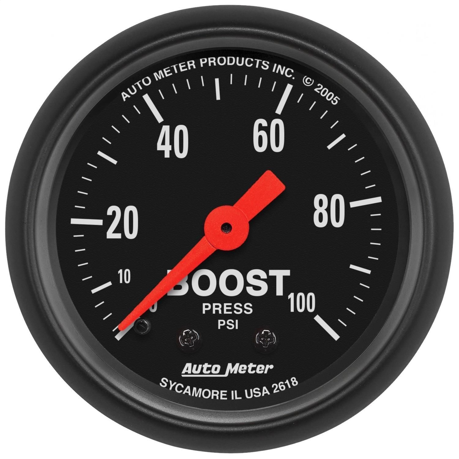 AutoMeter Z Series Boost Gauge - AutoZone