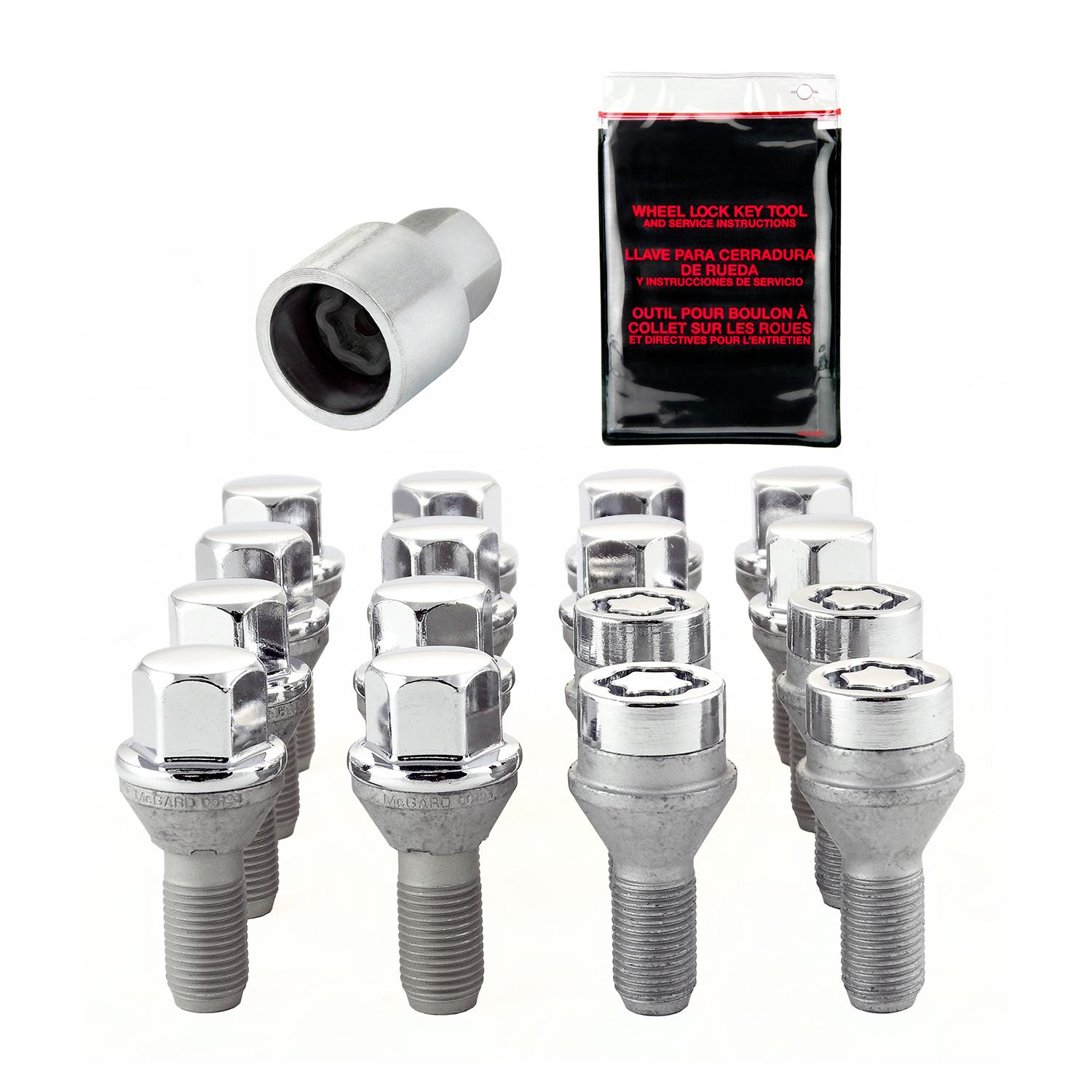 McGard M12 X 1.25 Thread Lug Bolt Wheel Installation Kit 22 Piece