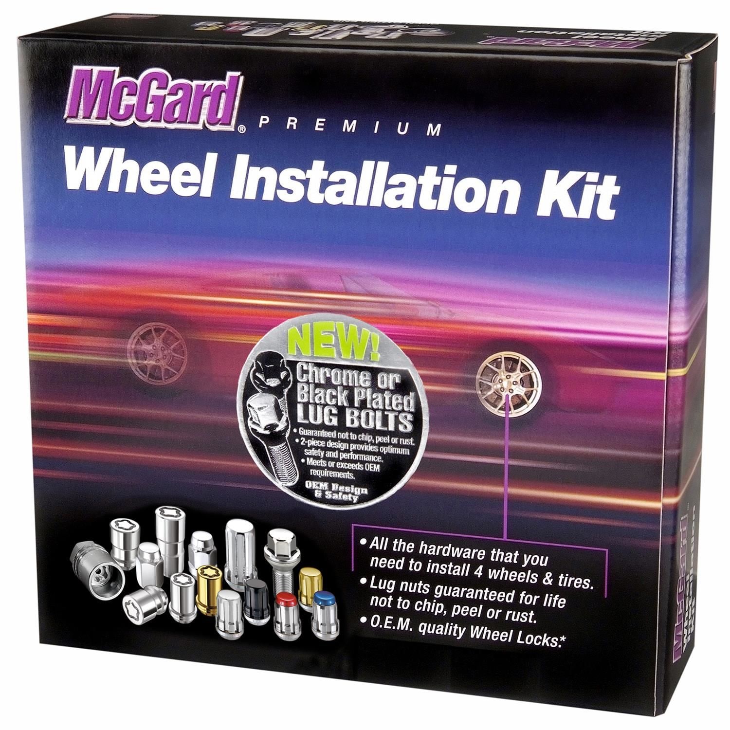 McGard M14 X 1.5 Thread Lug Bolt Wheel Installation Kit 22 Piece