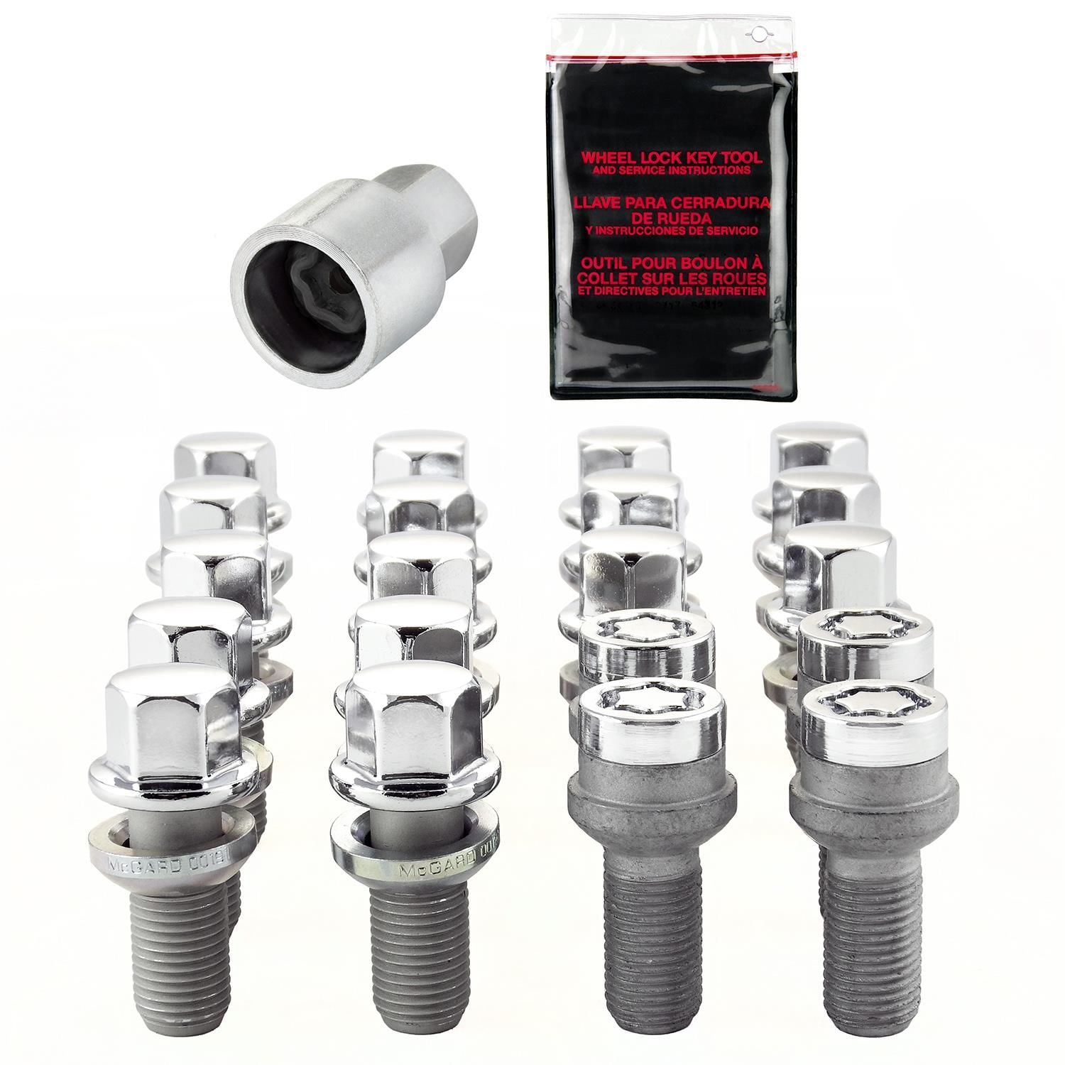 McGard M14 X 1.5 Thread Lug Bolt Wheel Installation Kit 22 Piece
