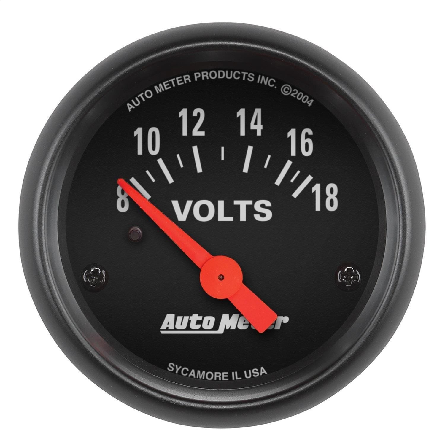 cigarette lighter voltmeter autozone Autometer Z Series Voltmeter Gauge
