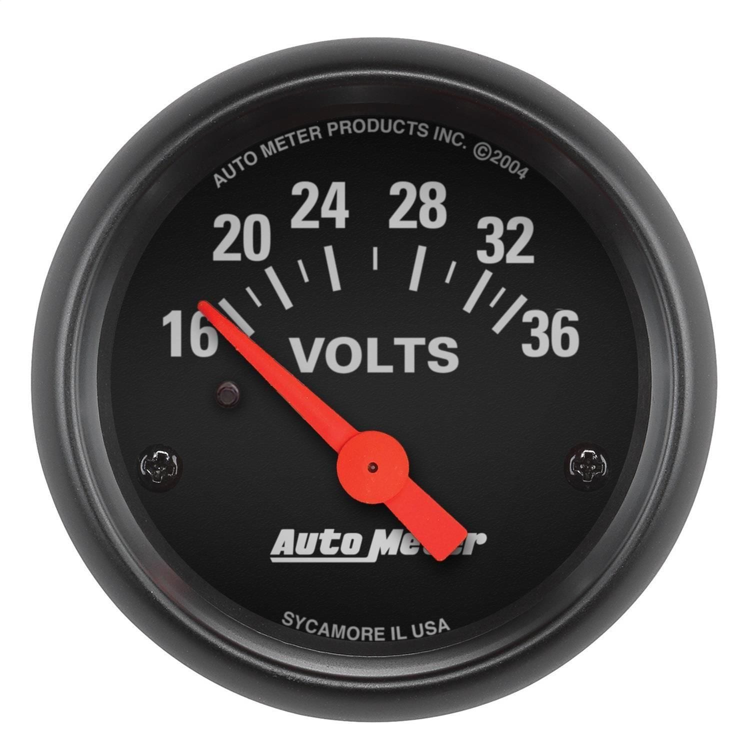 Autometer 2651 Z-Series Electric Voltmeter Gauge