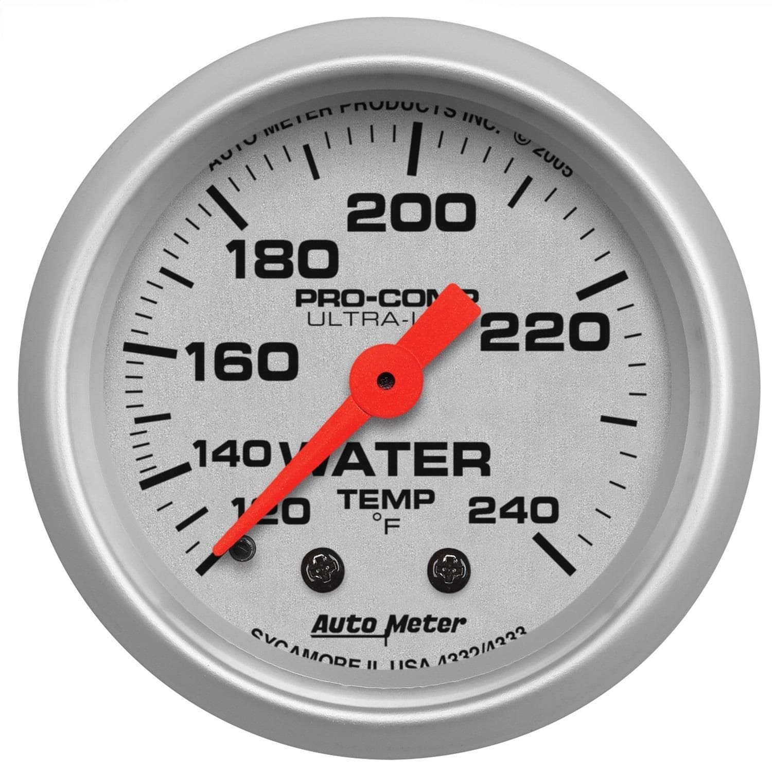 AutoMeter Ultra-Lite Engine Coolant Temperature Gauge 4332 | AutoZone