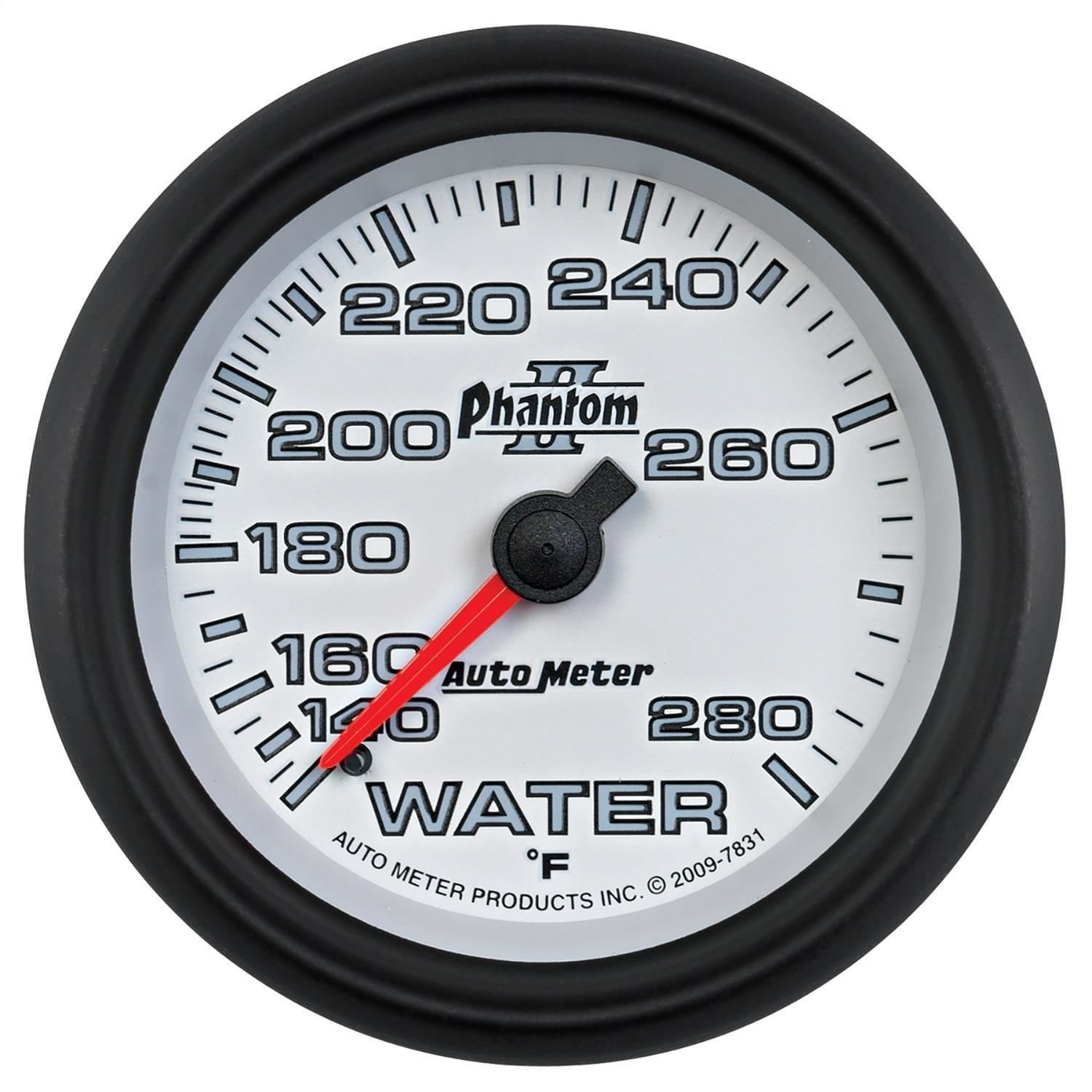 AutoMeter Phantom II Engine Coolant Temperature Gauge 7831 | AutoZone