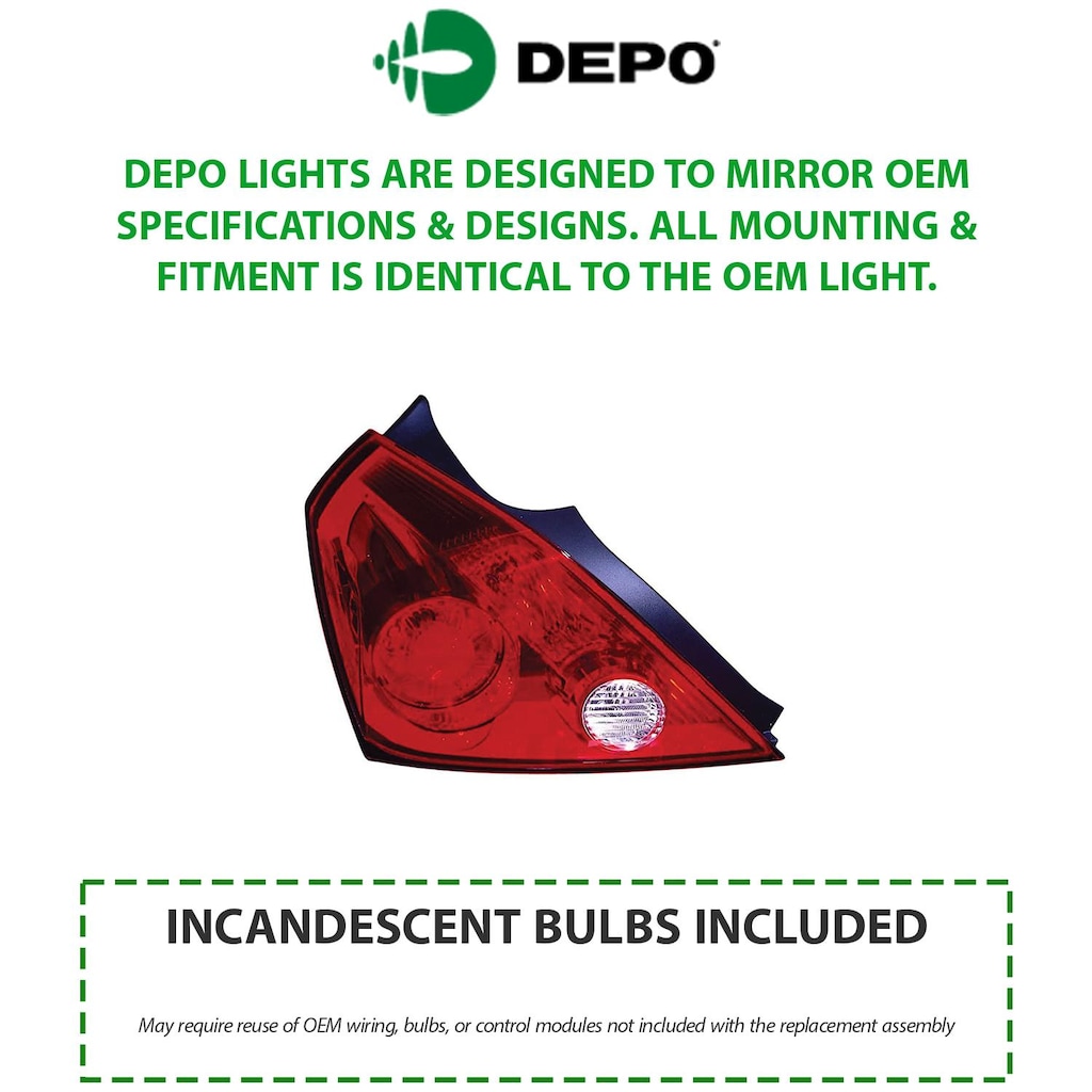 DEPO Tail Light Assembly 315-1963L-AC | AutoZone