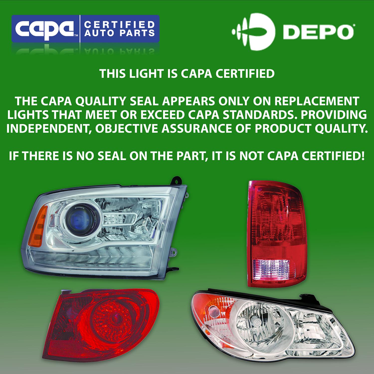 DEPO Tail Light Assembly 323-1318L-AC | AutoZone