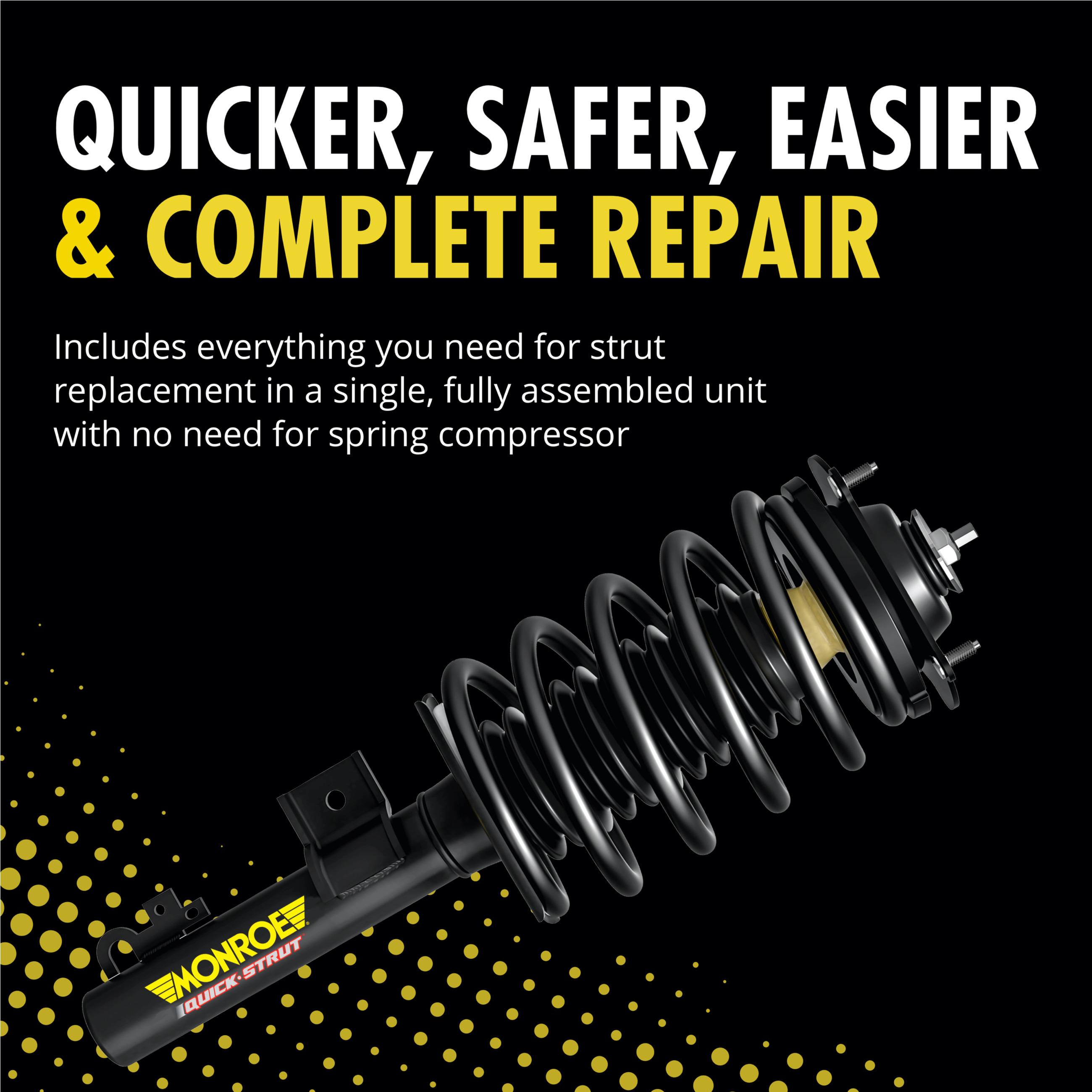 クリオネ\( ˆoˆ )/ Monroe Quick Suspension Strut and Coil Spring Assembly 172937