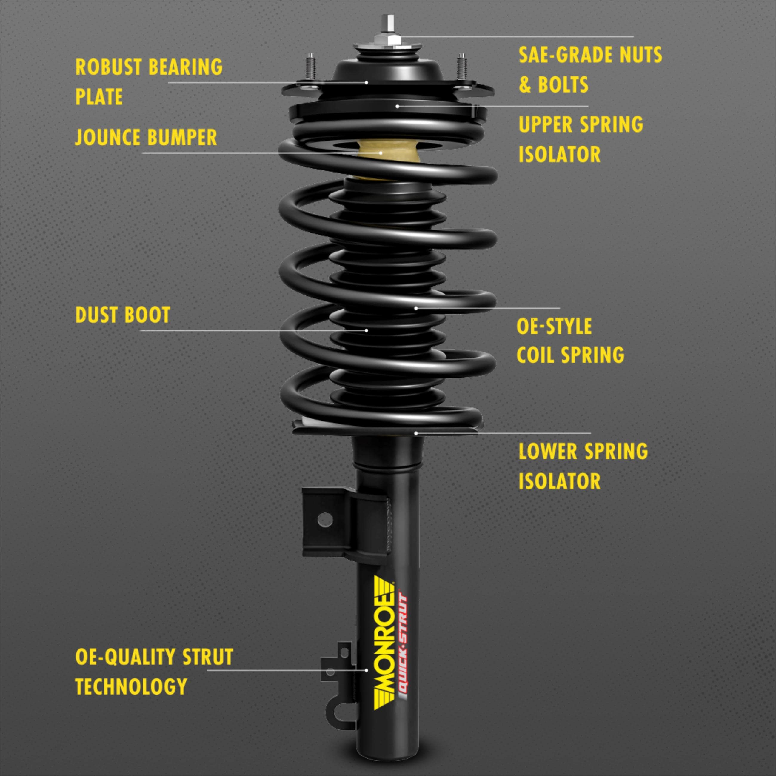 Monroe Shocks & Struts Quick-Strut Suspension Strut and Coil