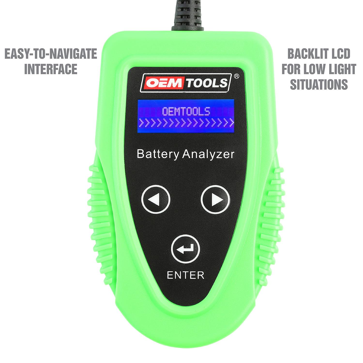 AUTOOL BT360 Car Battery Tester 12V Battery Load Tester AUTOOL BT360 6V-30V DC Charging Cranking - View #5