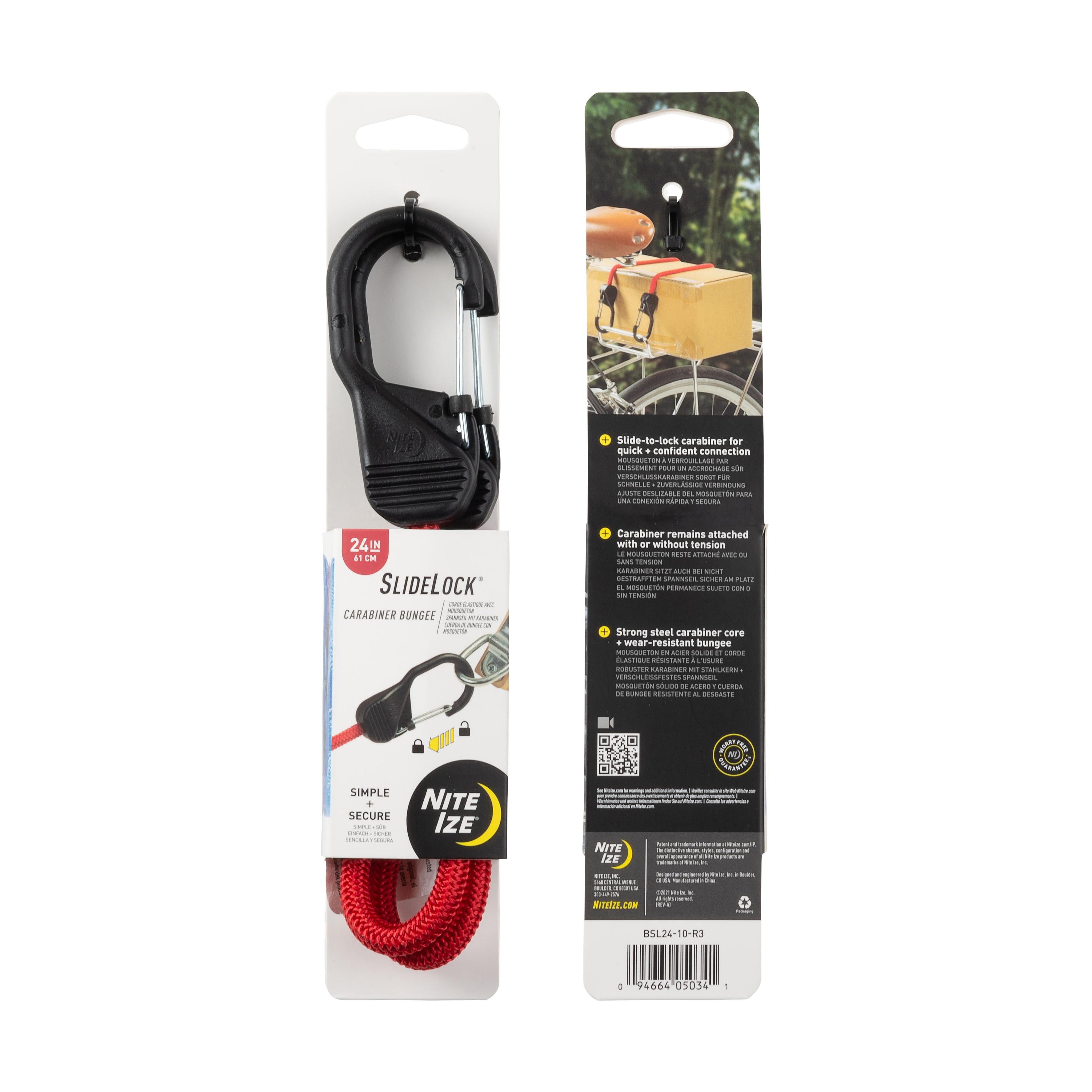 Nite Ize 24 in. Red Slide Lock Bungee | AutoZone
