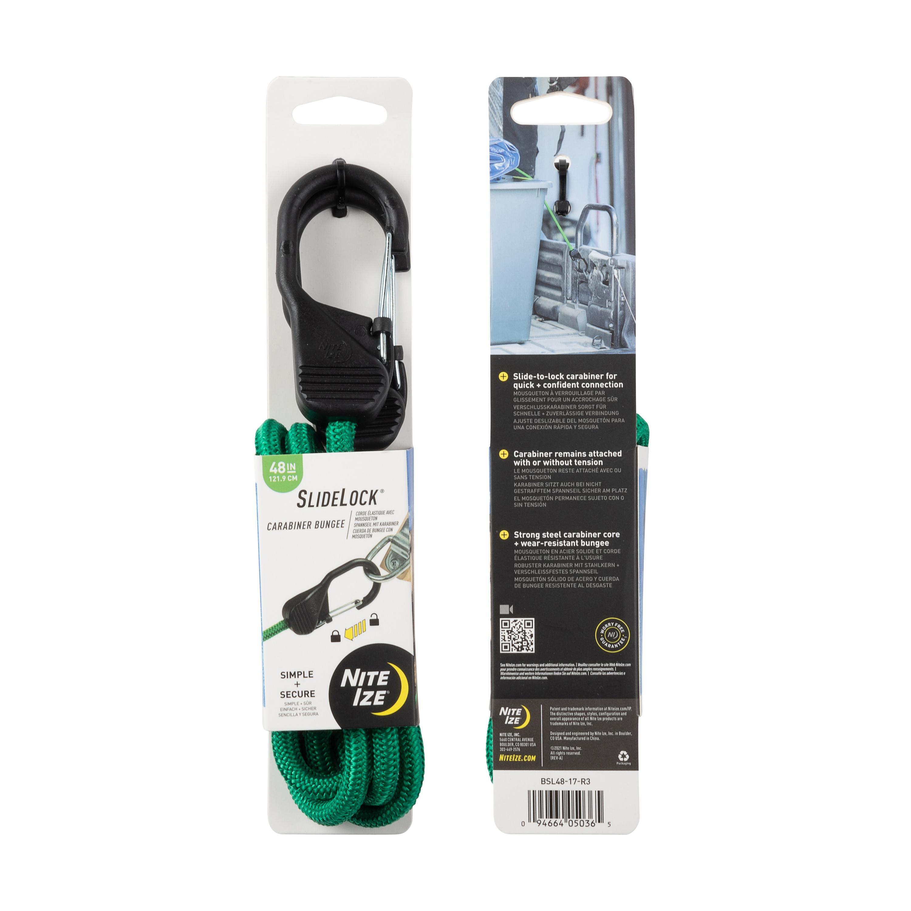 Nite Ize 48 in. Green Slide Lock Bungee | AutoZone