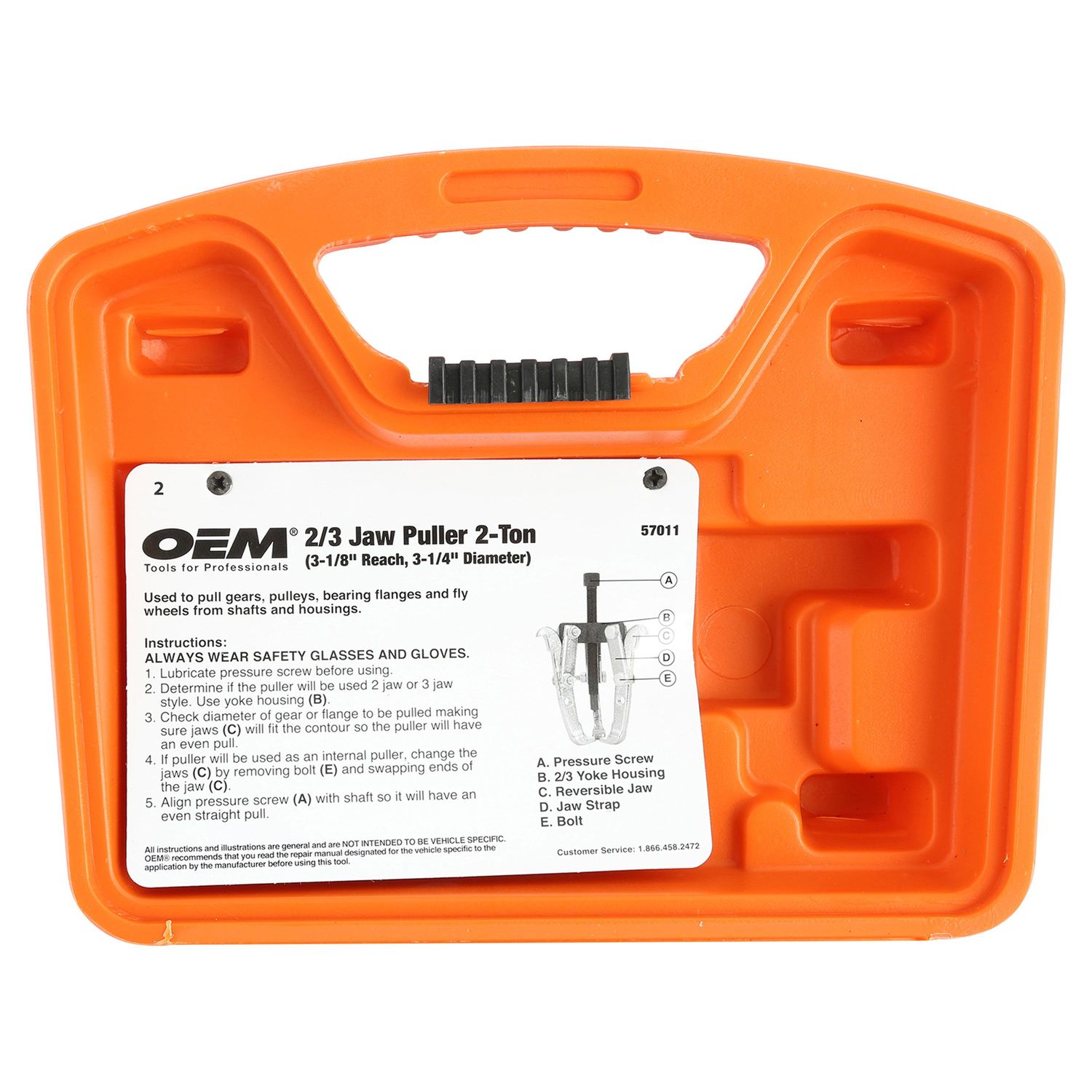 OEMTOOLS Wheel Hub Puller 57011 | AutoZone