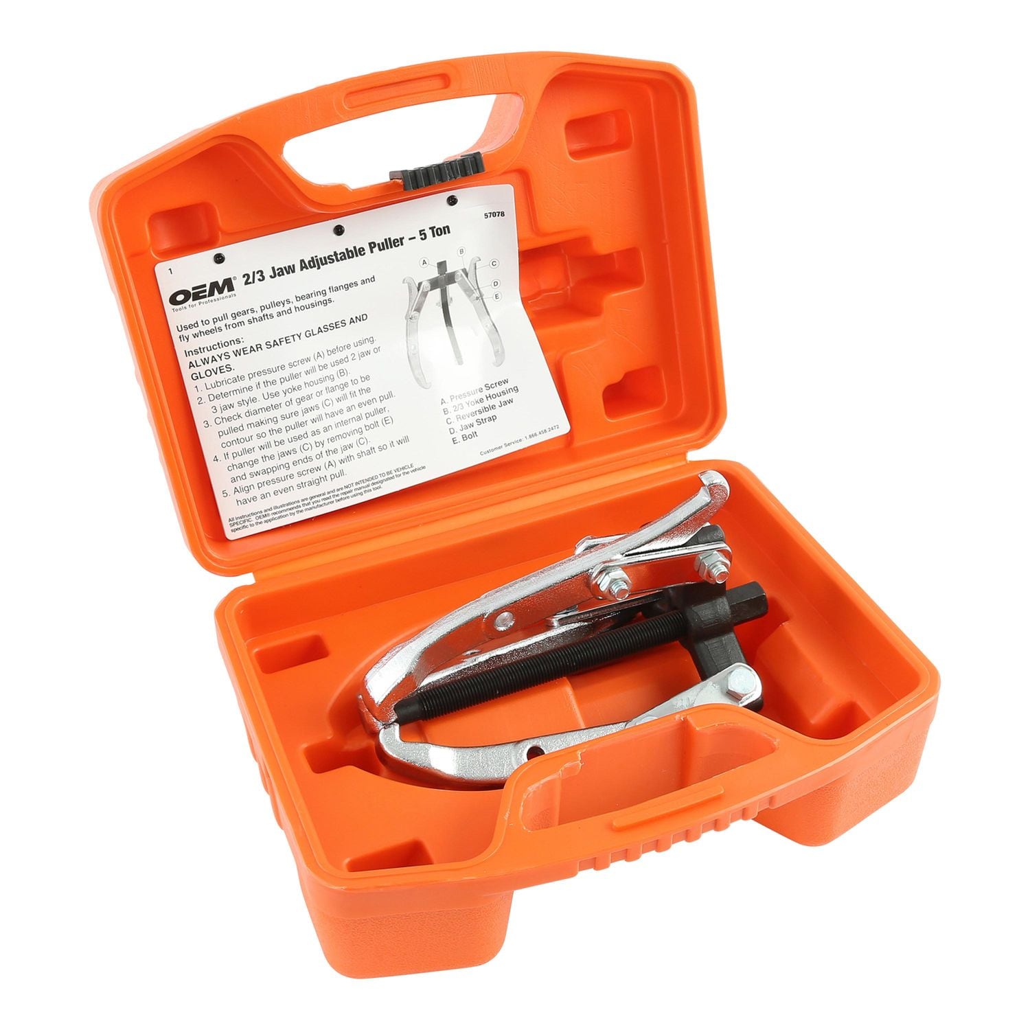 OEMTOOLS 5 Ton 2/3 Jaw Puller | AutoZone
