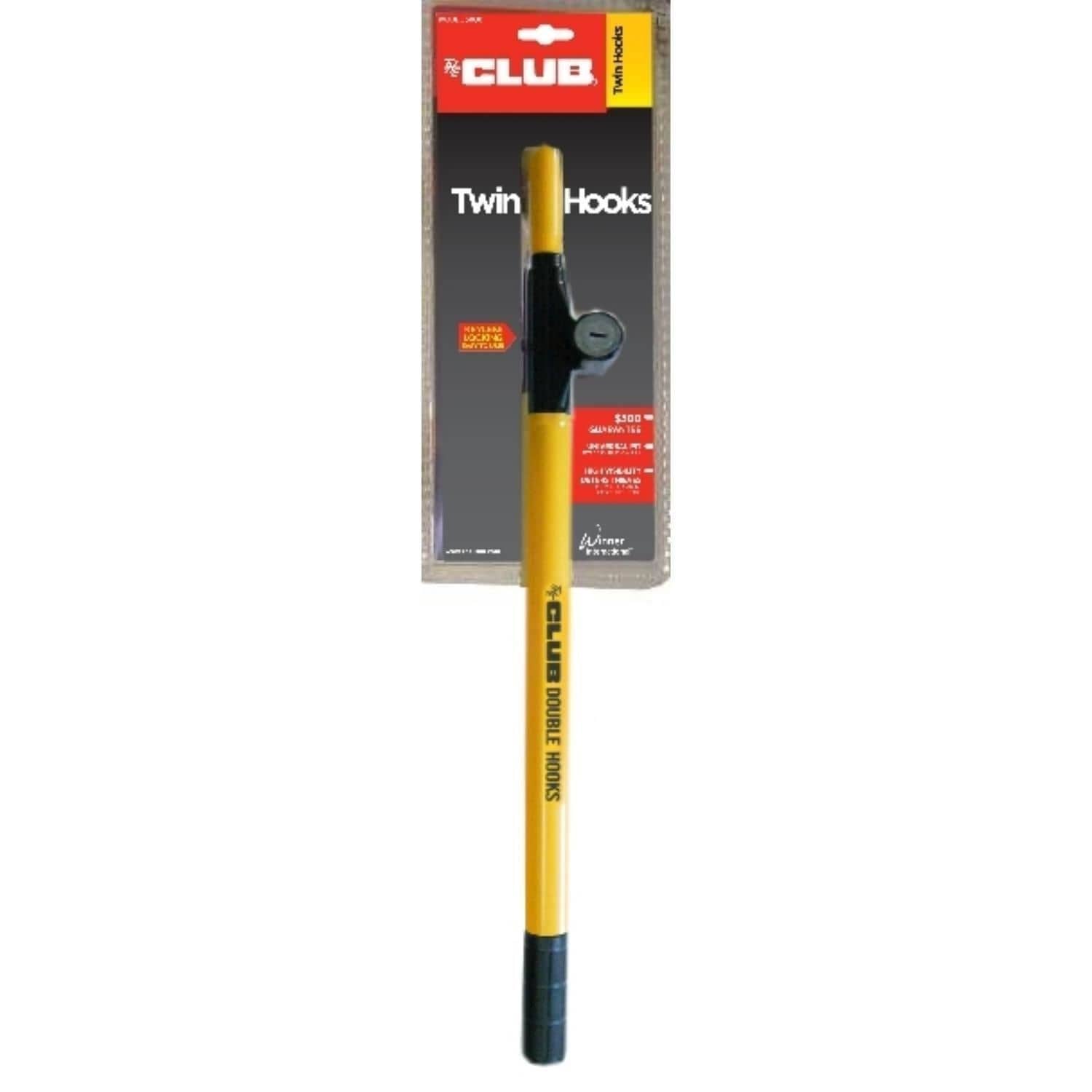 Universal Heavy-Duty Steering Wheel Lock (The Club Style) - Twin