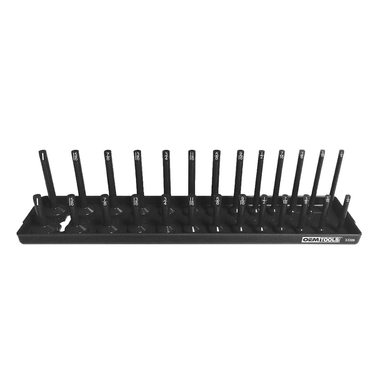 OEMTOOLS 22209 3/8in Drive Black Socket Tray | AutoZone