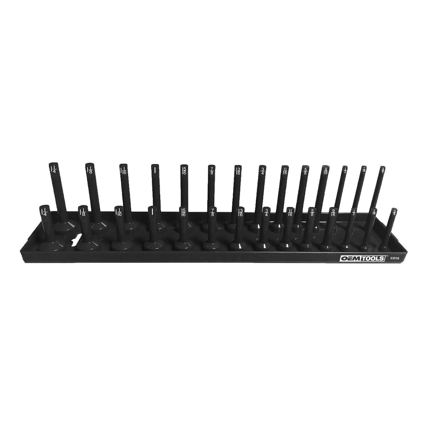 OEMTOOLS 1/2in Drive Black Socket Tray | AutoZone