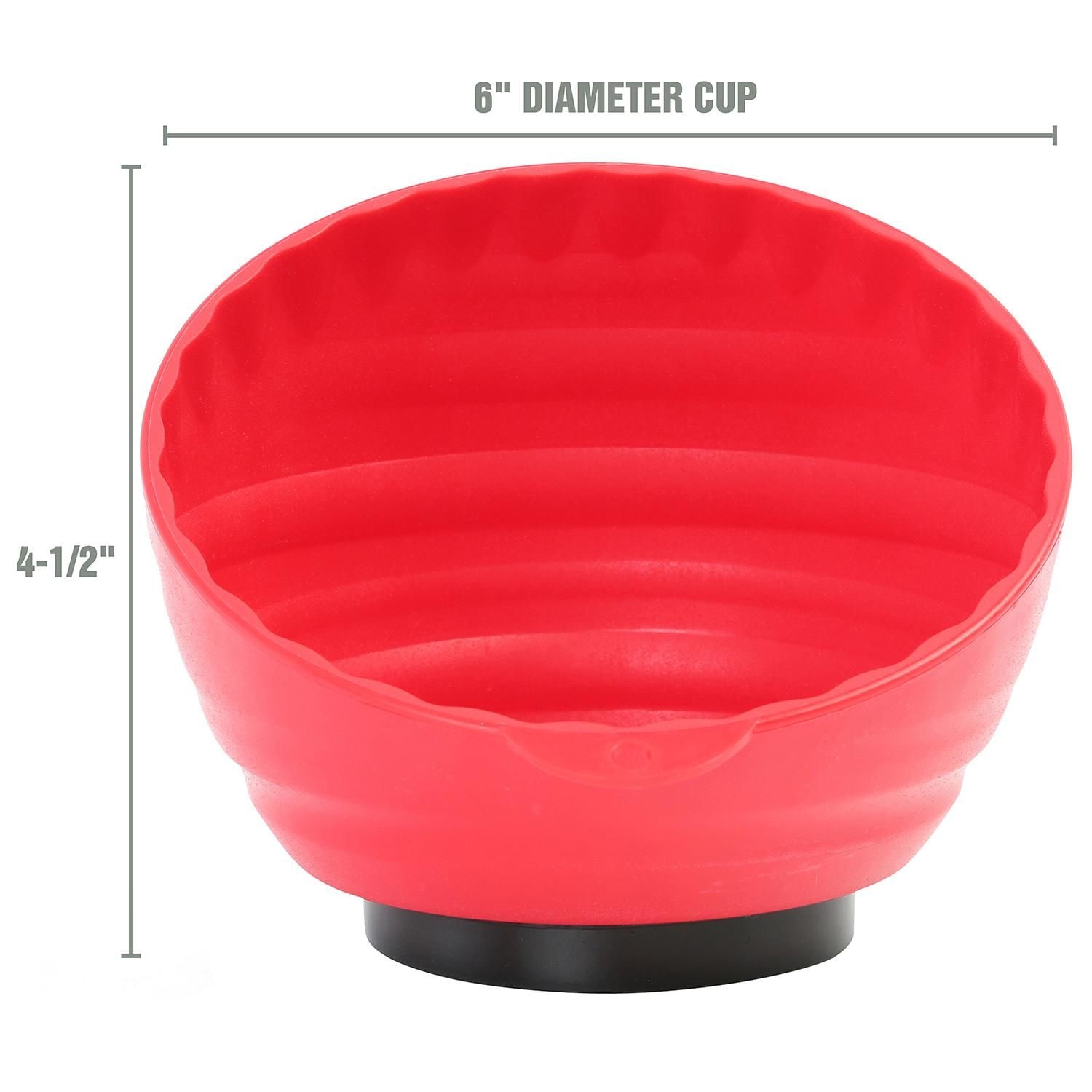 OEMTOOLS Red Magnetic Nut Cup | AutoZone