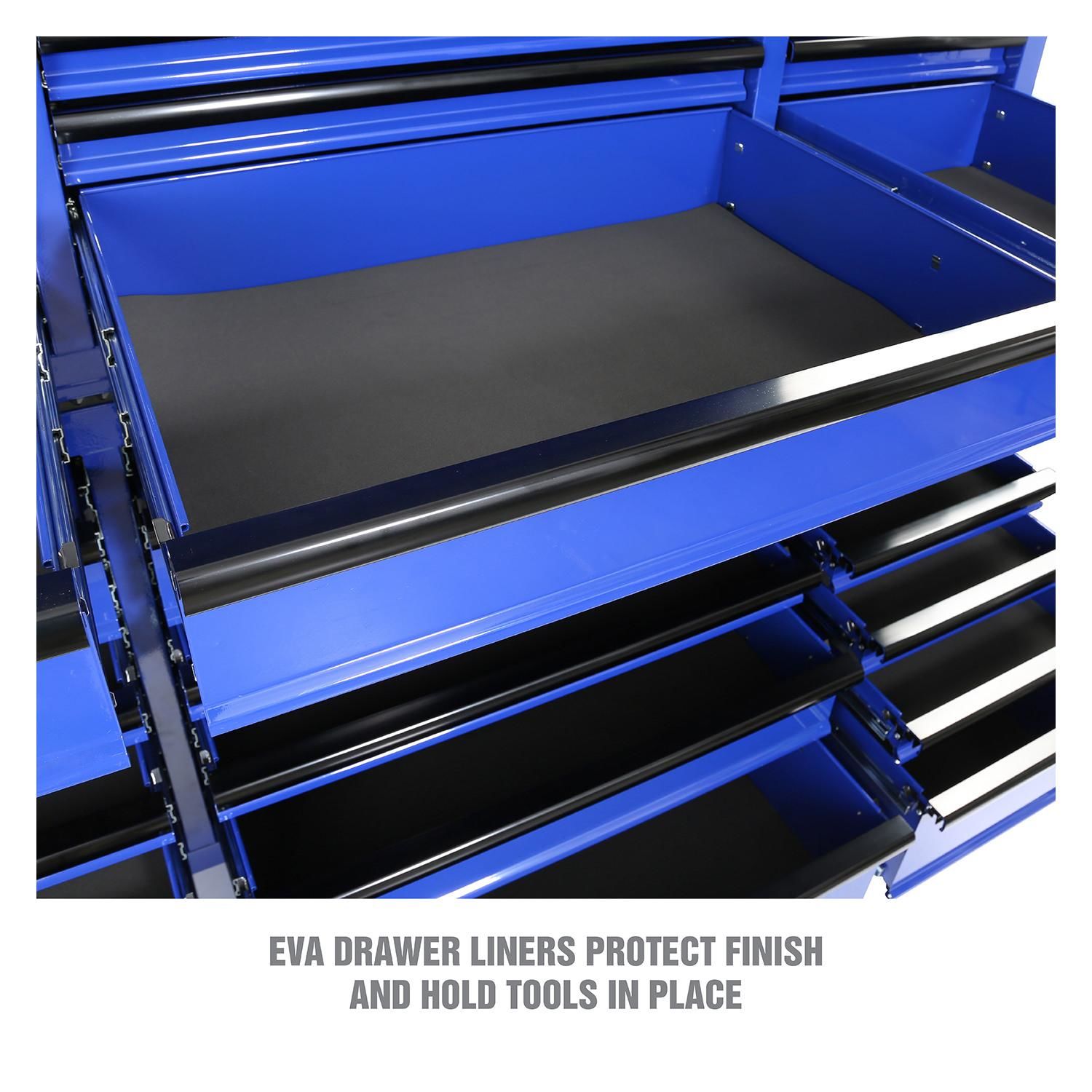 OEMTOOLS 72in 16 Drawer Blue Tool Cabinet | AutoZone