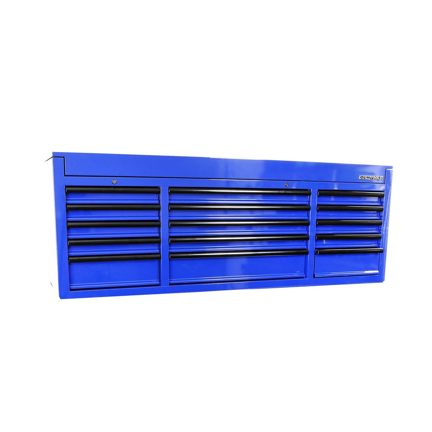 OEMTOOLS 72in 15 Drawer Blue Tool Cabinet | AutoZone