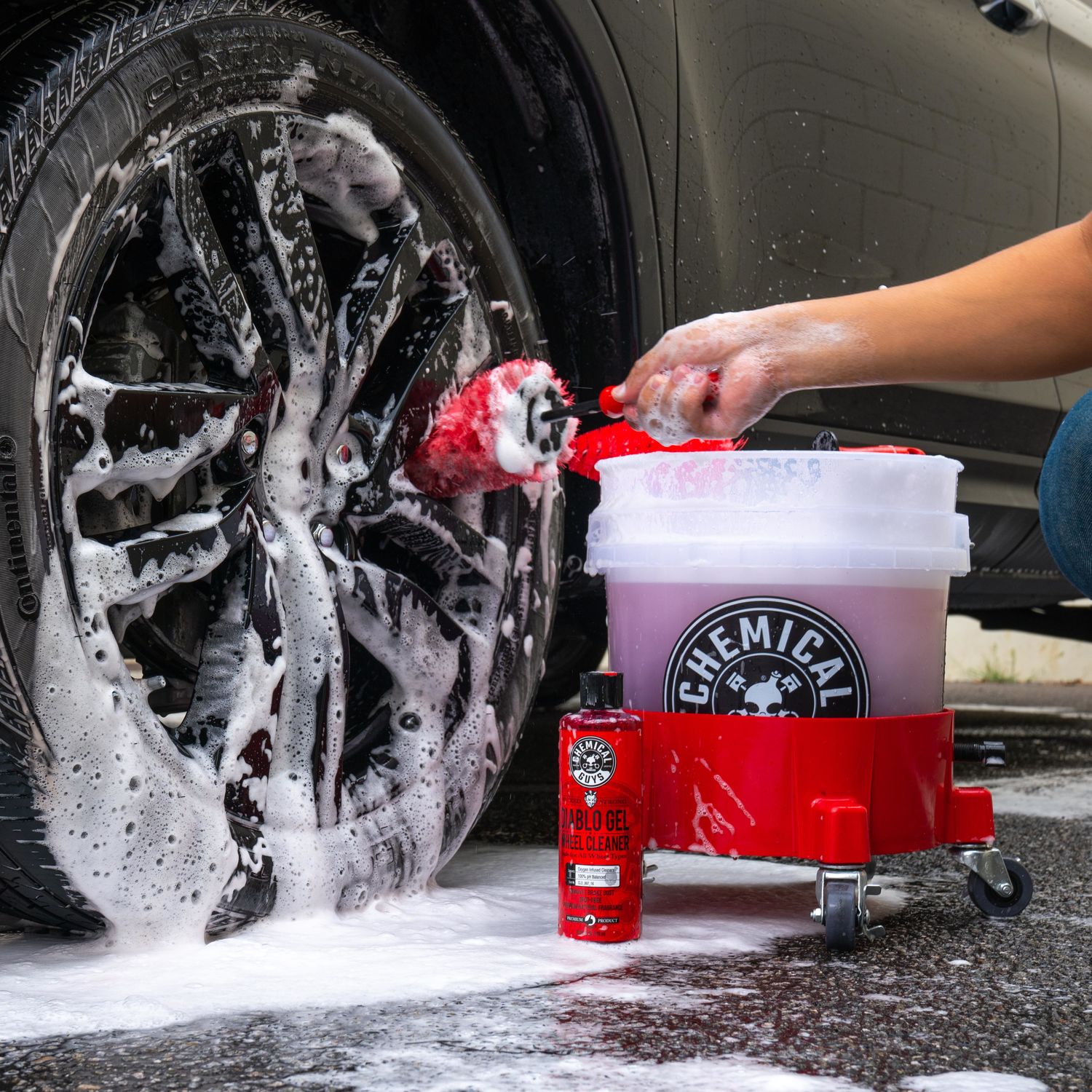 Limpiador De Llantas En Gel Chemical Guys Diablo - Fórmula Potente De 16 Oz Para Frenos Y Suciedad Incrustada