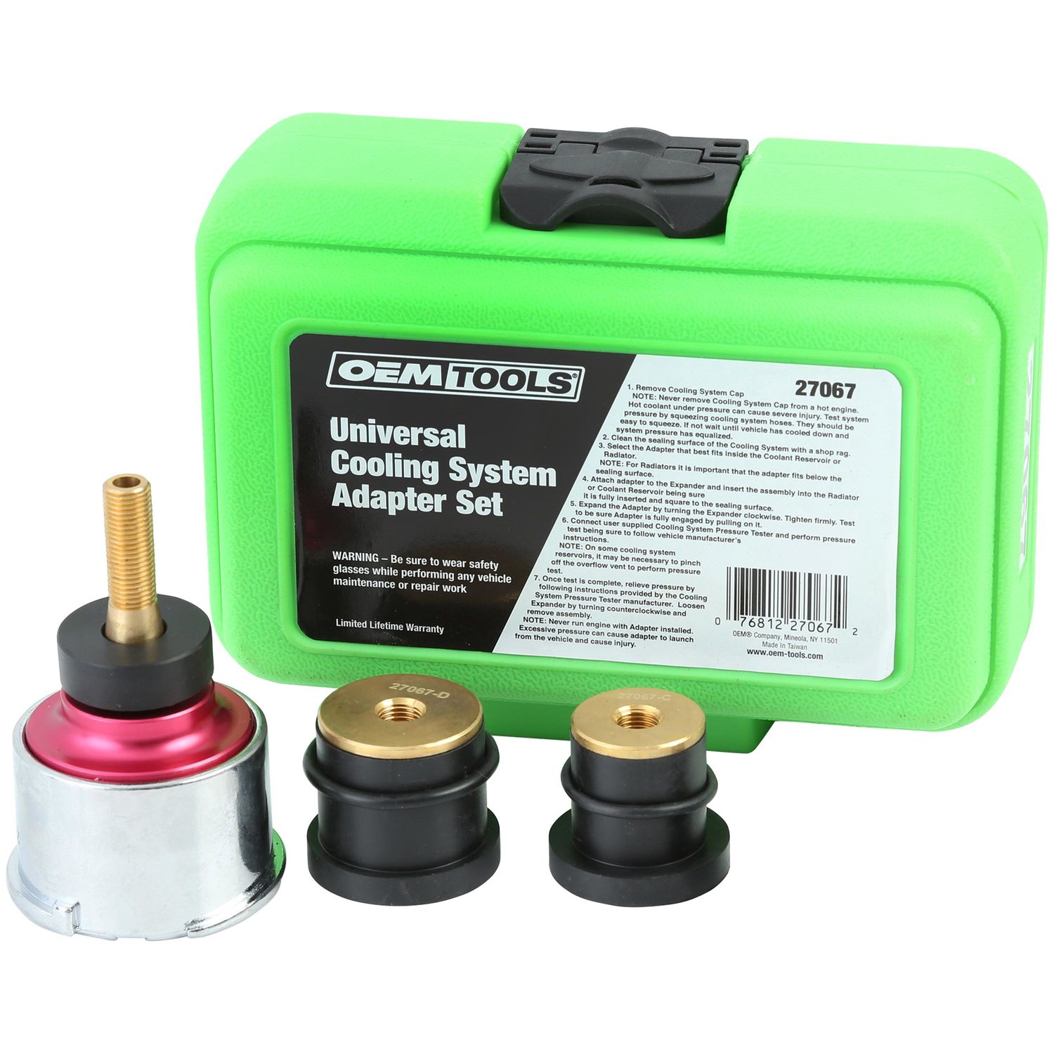 OEMTOOLS Universal Cooling System Adapter Set | AutoZone