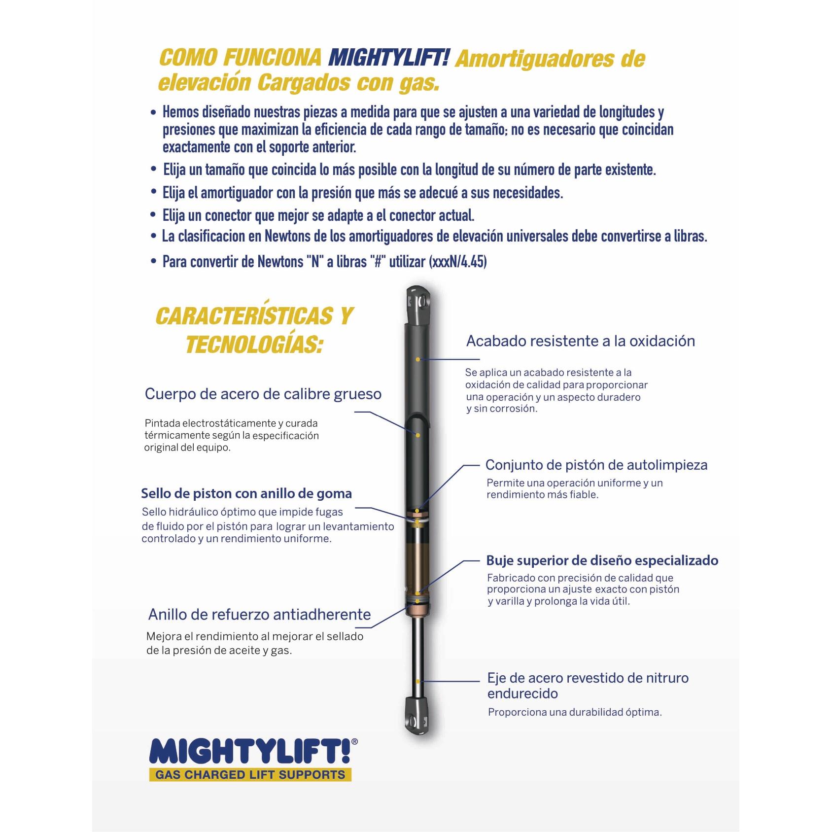Mighty Lift Lift Support D95406 | AutoZone