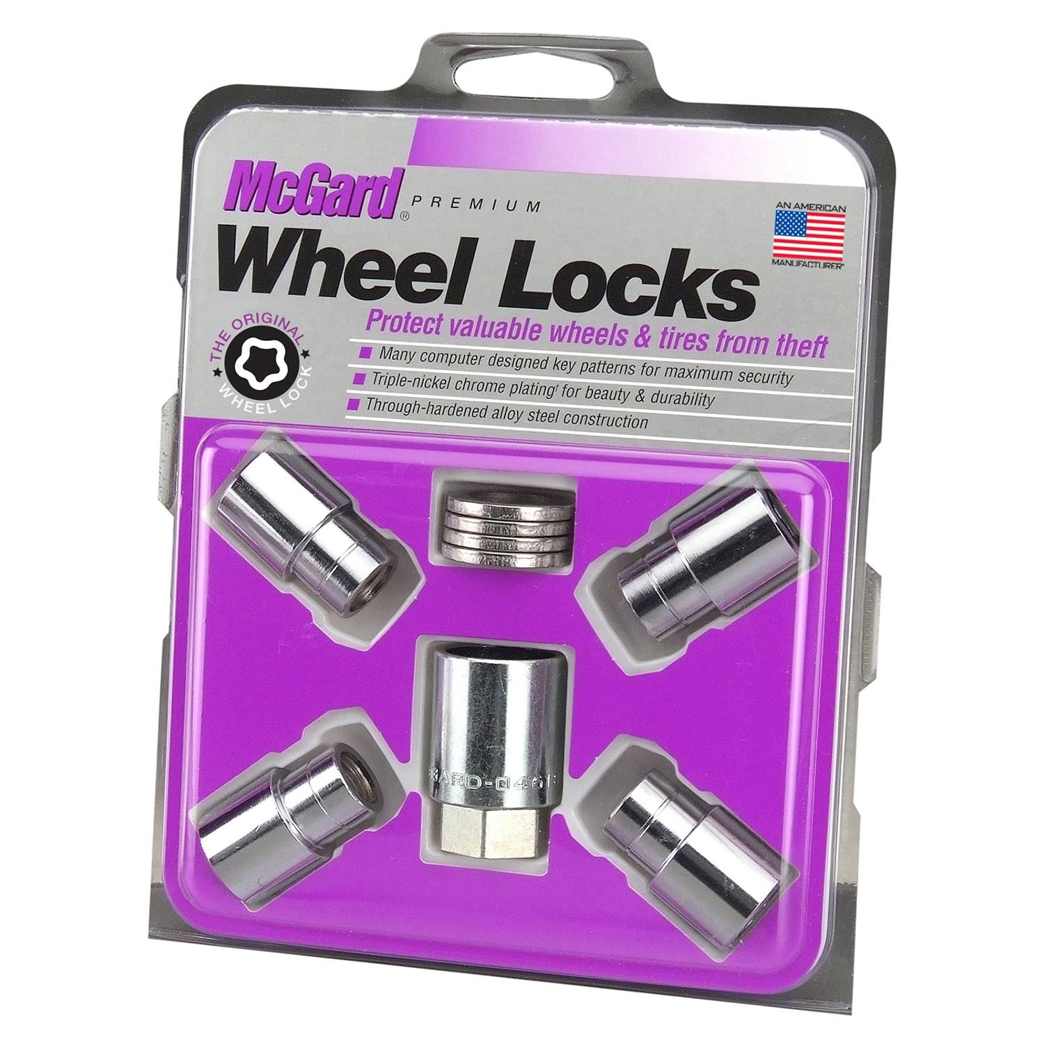 McGard 21156 M12 X 1.5 Thread Shank Wheel Lock Set 4 Piece | AutoZone