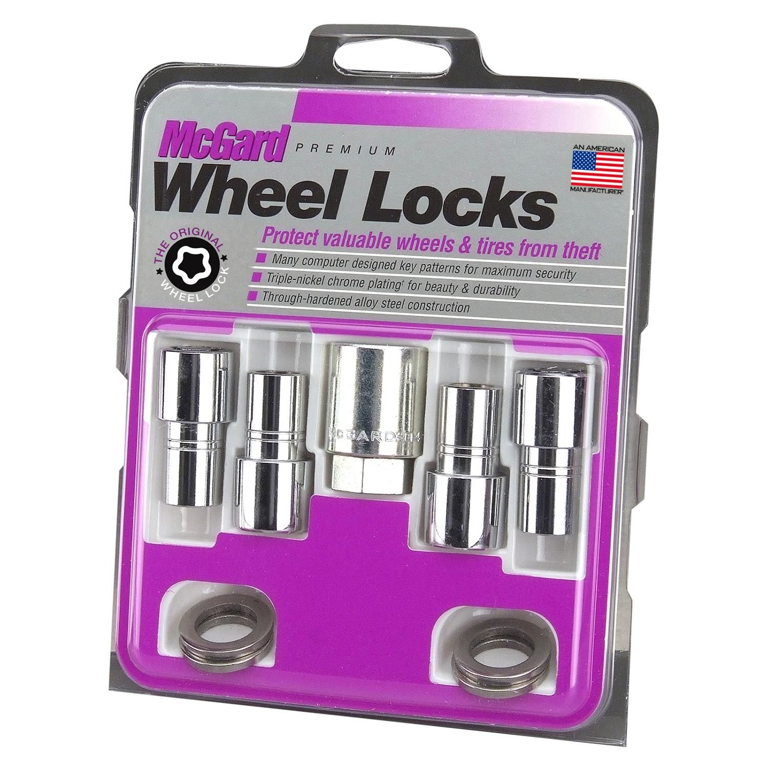 McGard 22140 1/2 - 20in Thread Shank Wheel Lock Set 4 Piece | AutoZone
