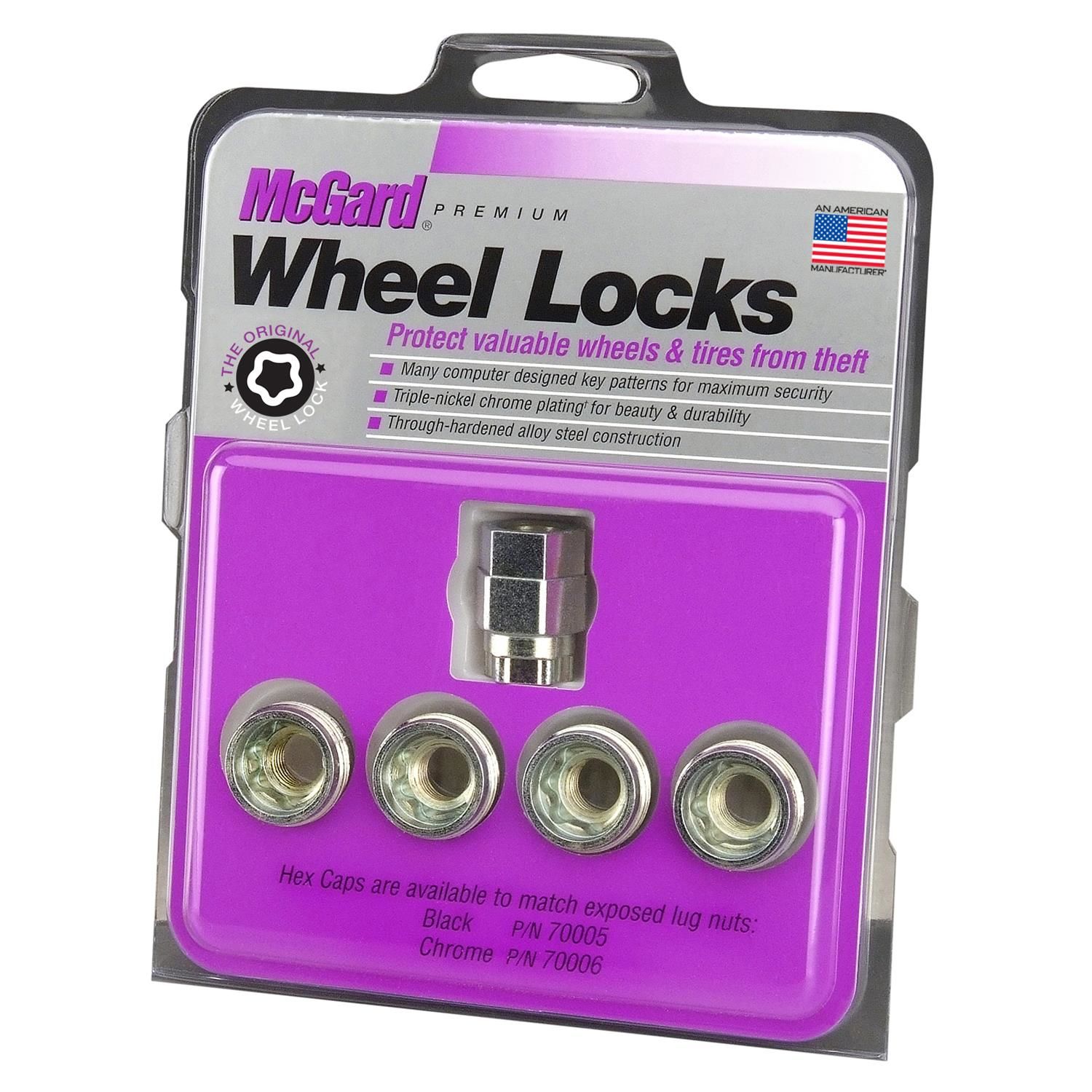 McGard Wheel Lock Key Locking Lug Nuts 5 Piece 24013 | AutoZone