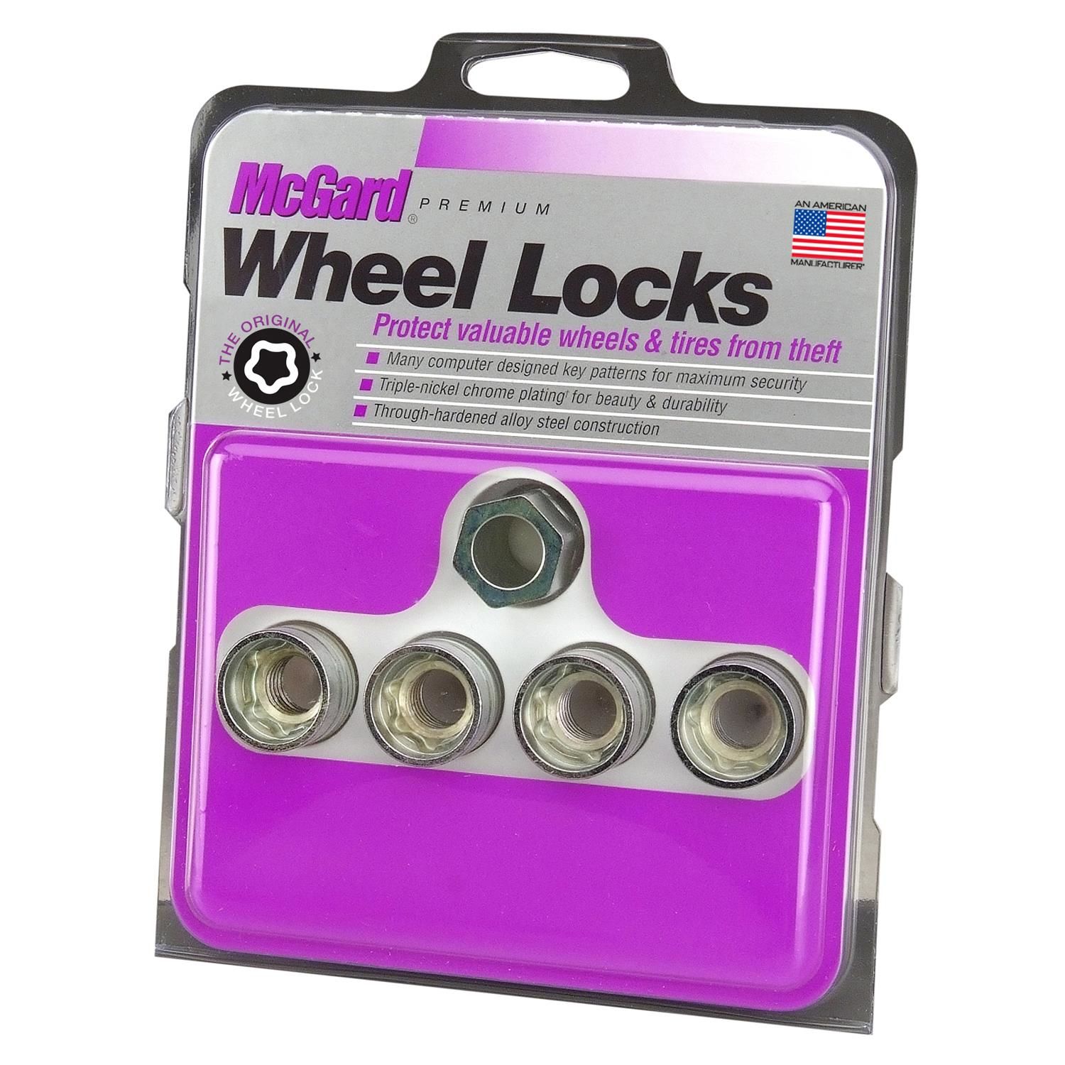 McGard Wheel Lock Key Locking Lug Nuts 5 Piece 24014 | AutoZone