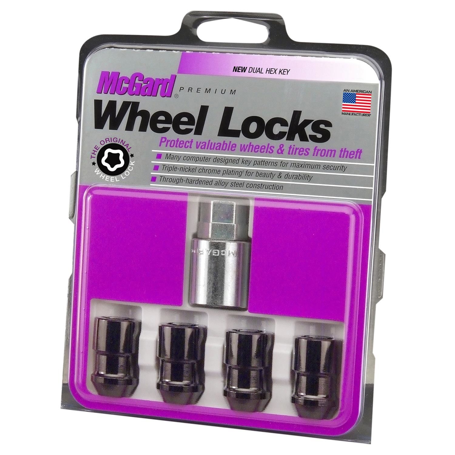 McGard Wheel Lock Key Locking Lug Nuts 5 Piece 24026 | AutoZone