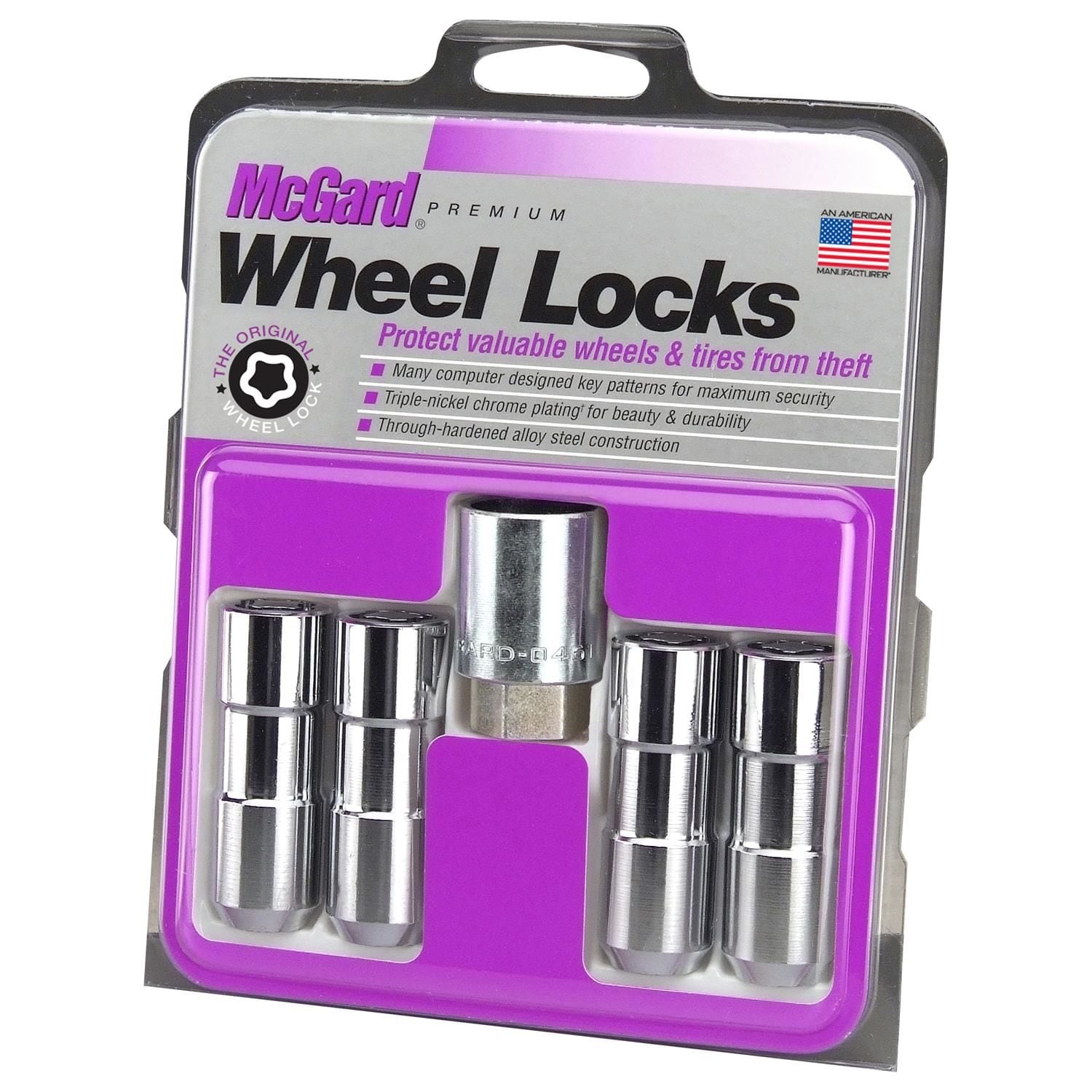 McGard Wheel Lock Key Locking Lug Nuts 5 Piece 24109 | AutoZone