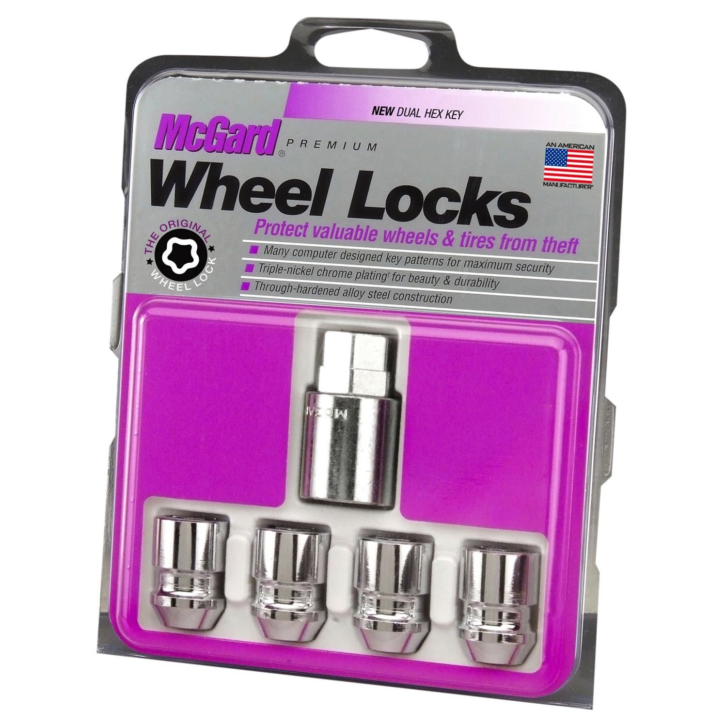 McGard Wheel Lock Key Locking Lug Nuts 5 Piece 24193 | AutoZone