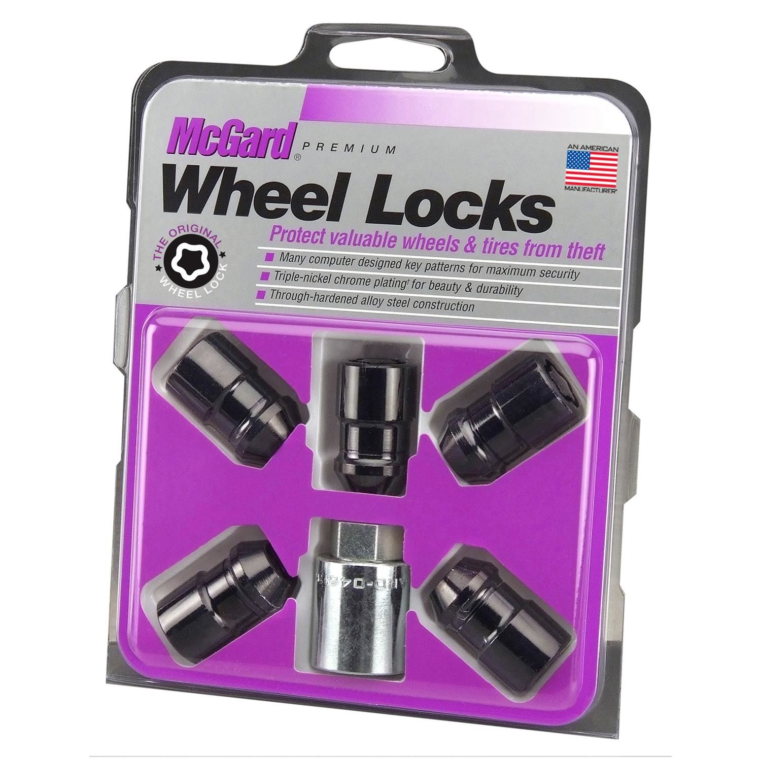 McGard Wheel Lock Key Locking Lug Nuts 6 Piece 24526 | AutoZone