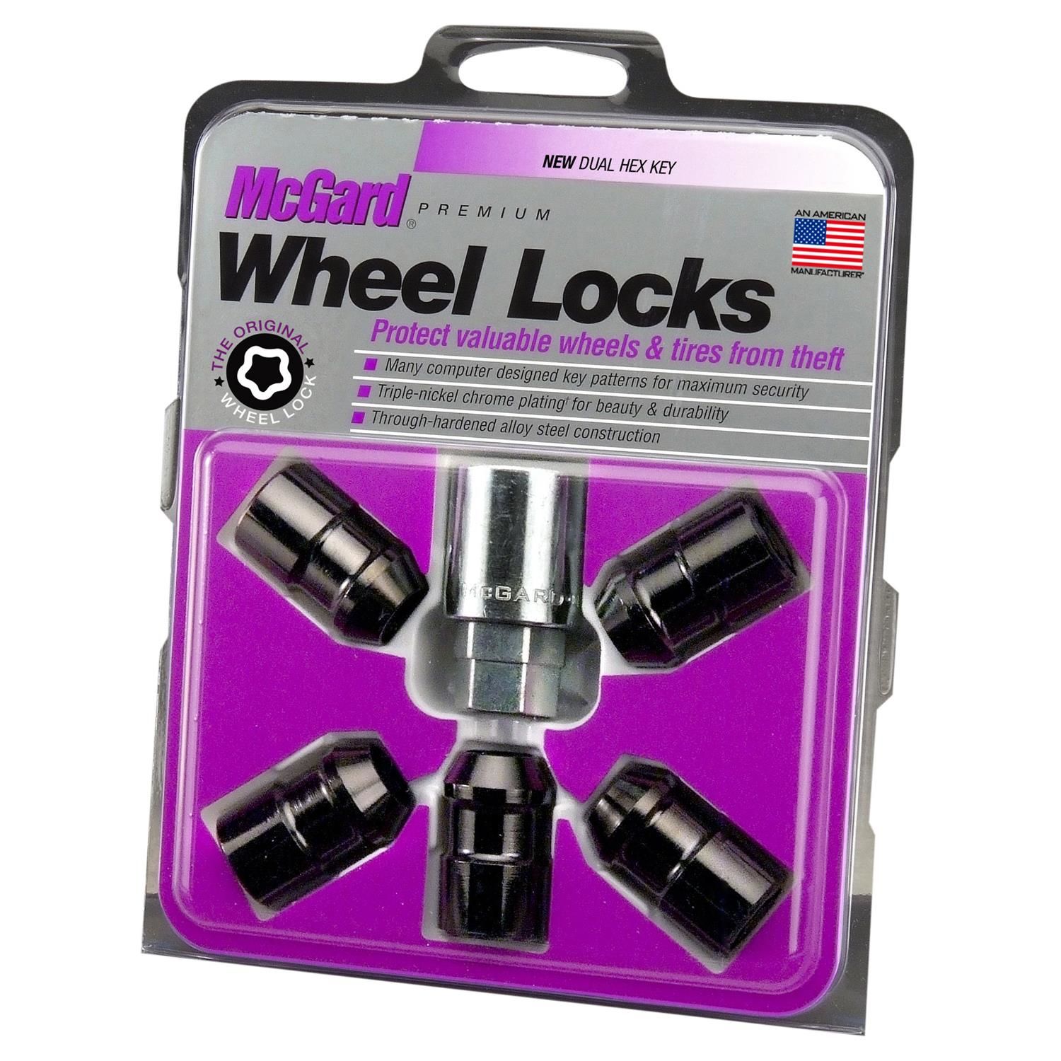 McGard Wheel Lock Key Locking Lug Nuts 5 Piece 24548 | AutoZone