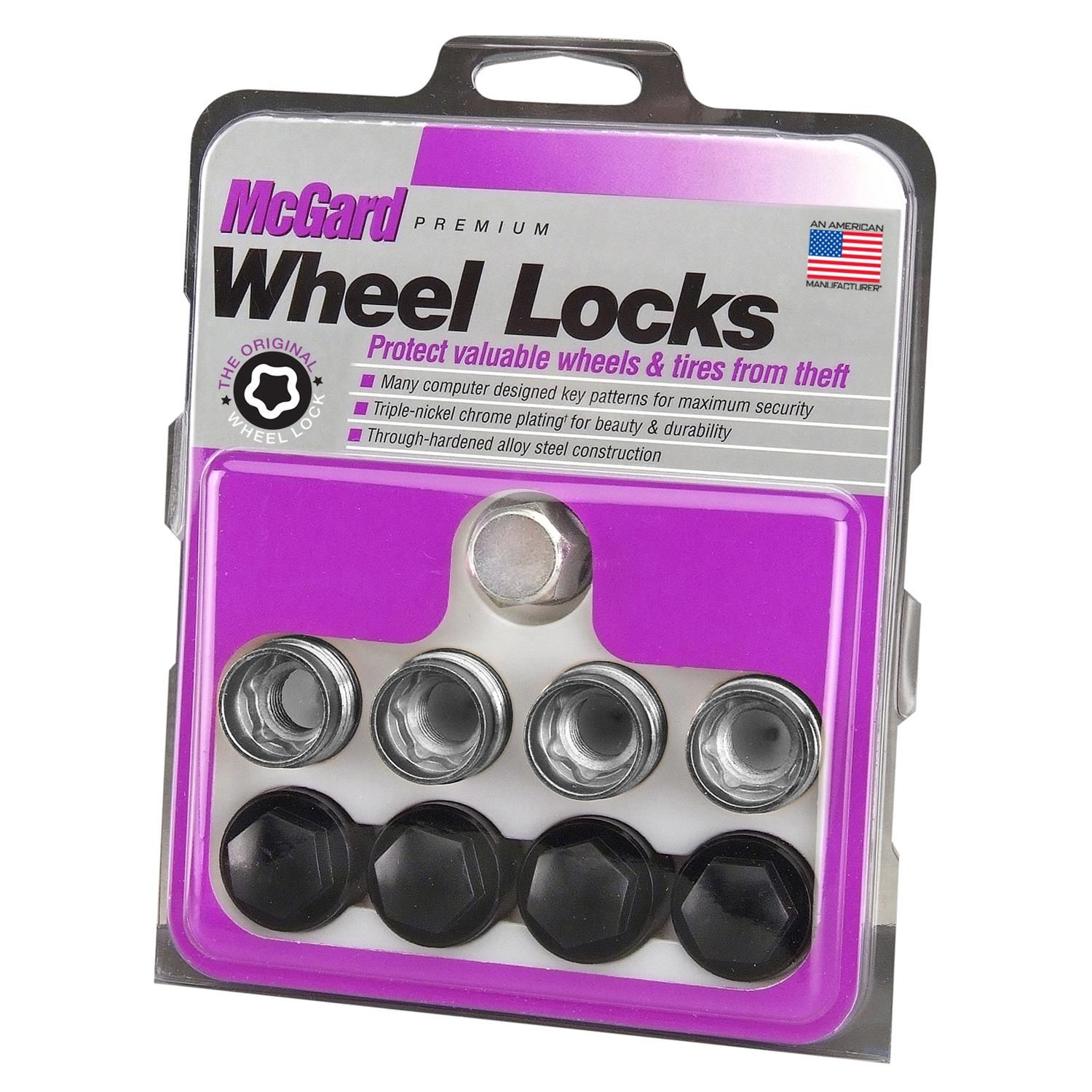 McGard Wheel Lock Key Locking Lug Nuts 9 Piece 25167 | AutoZone
