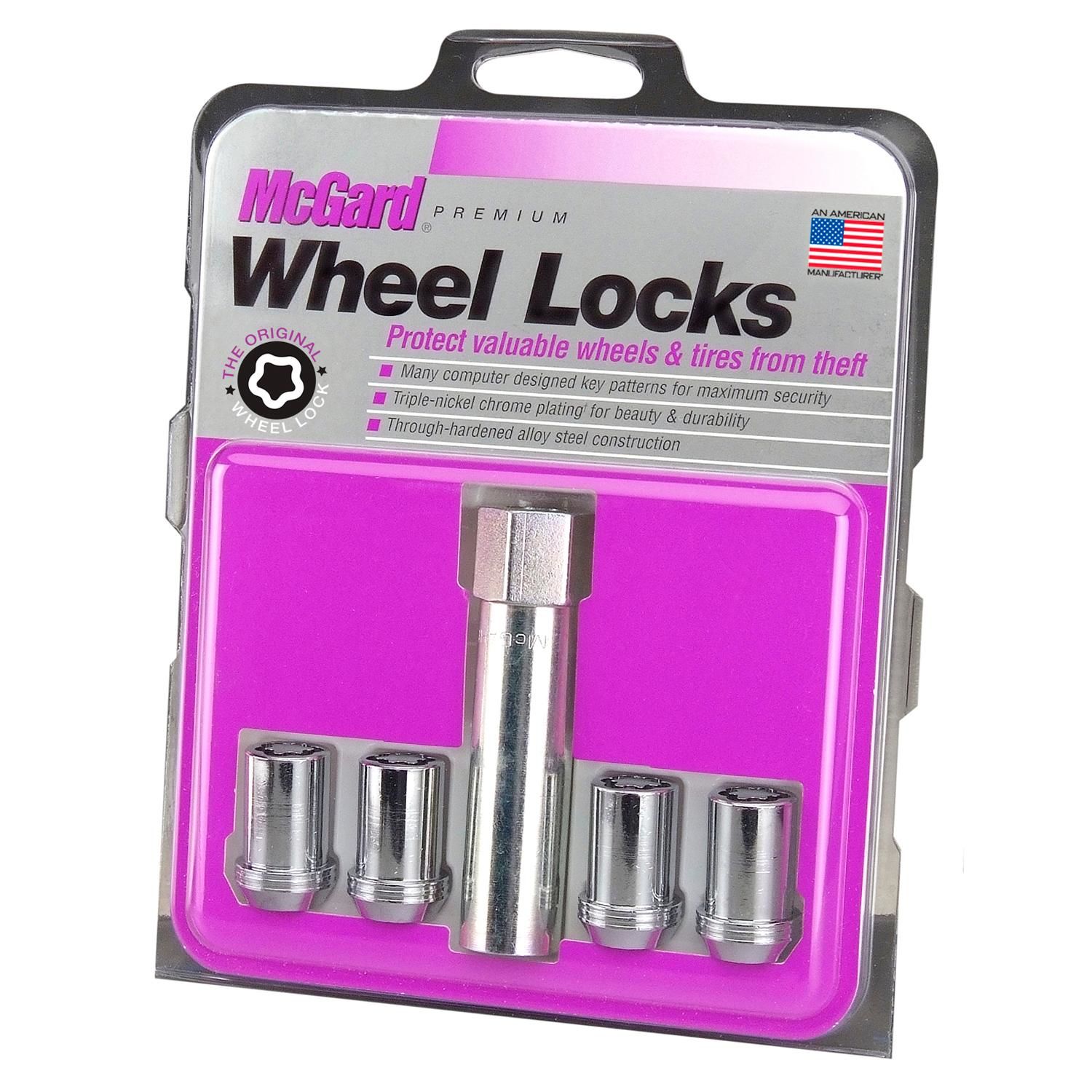 McGard Wheel Lock Key Locking Lug Nuts 5 Piece 25254 | AutoZone