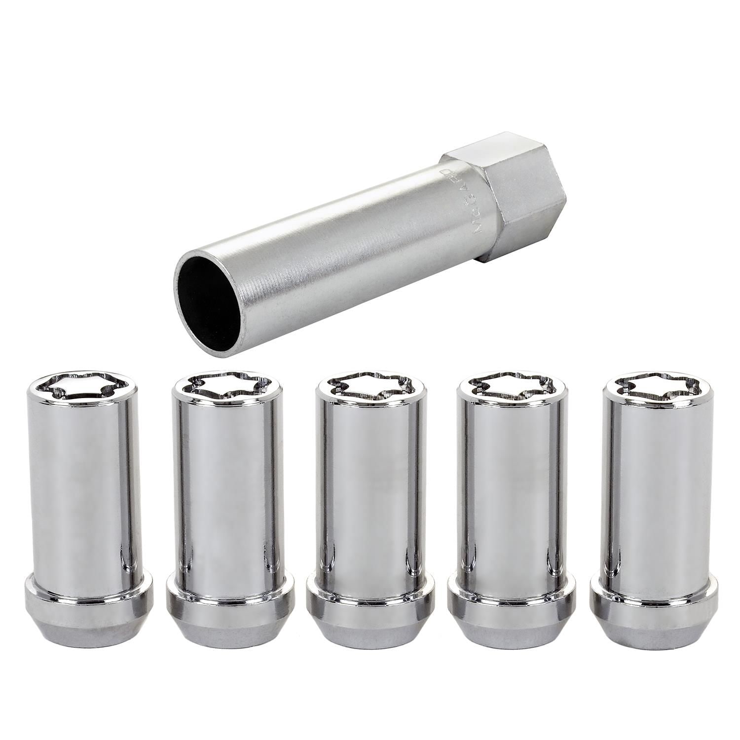 McGard Wheel Lock Key Locking Lug Nuts 6 Piece 25540 for Jeep Wrangler
