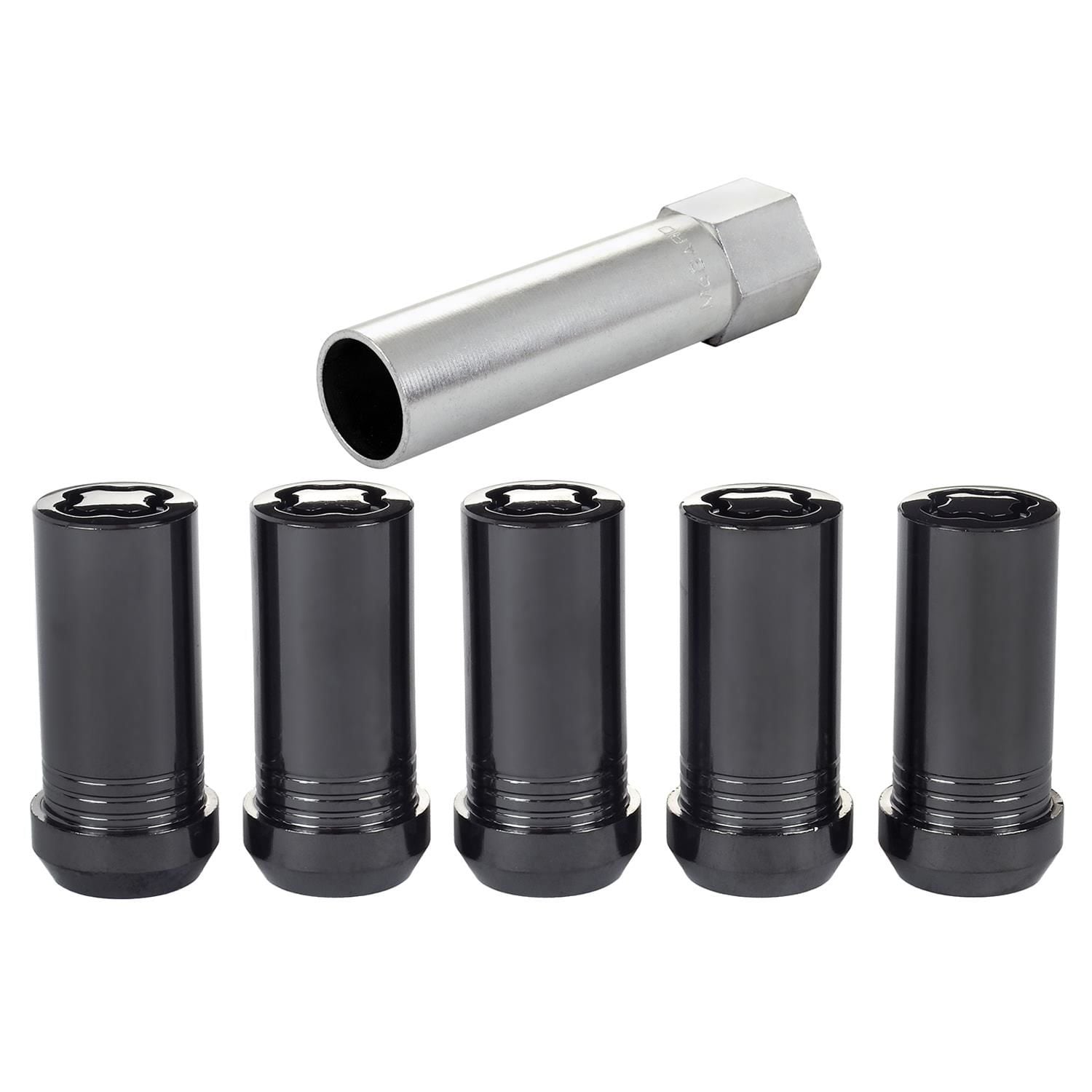 McGard Wheel Lock Key Locking Lug Nuts 6 Piece 25540BK for Jeep Wrangler